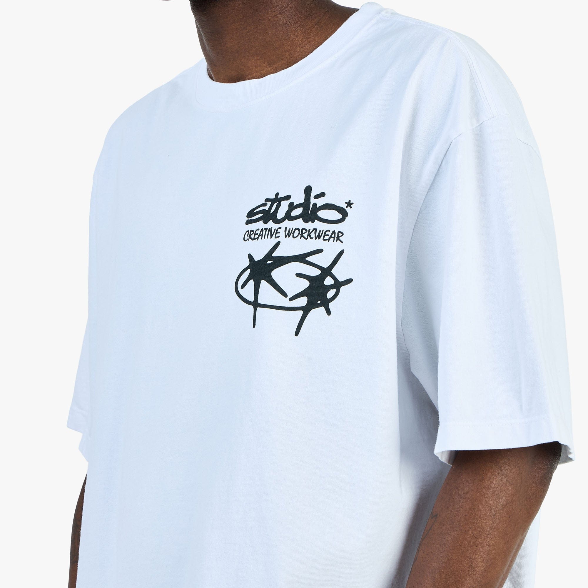 Supervsn Studio Wheel T - Shirt / White