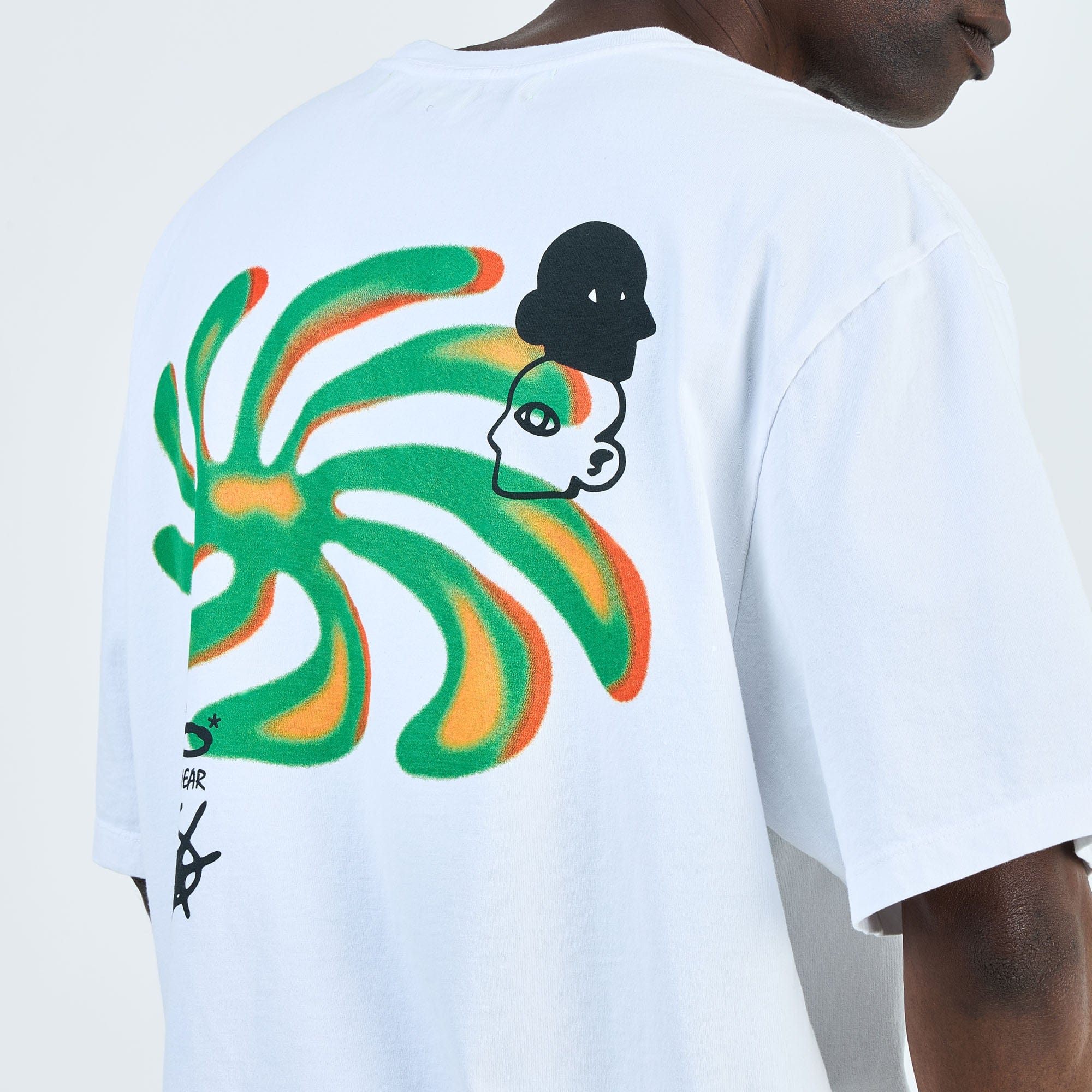 Supervsn Studio Wheel T - Shirt / White