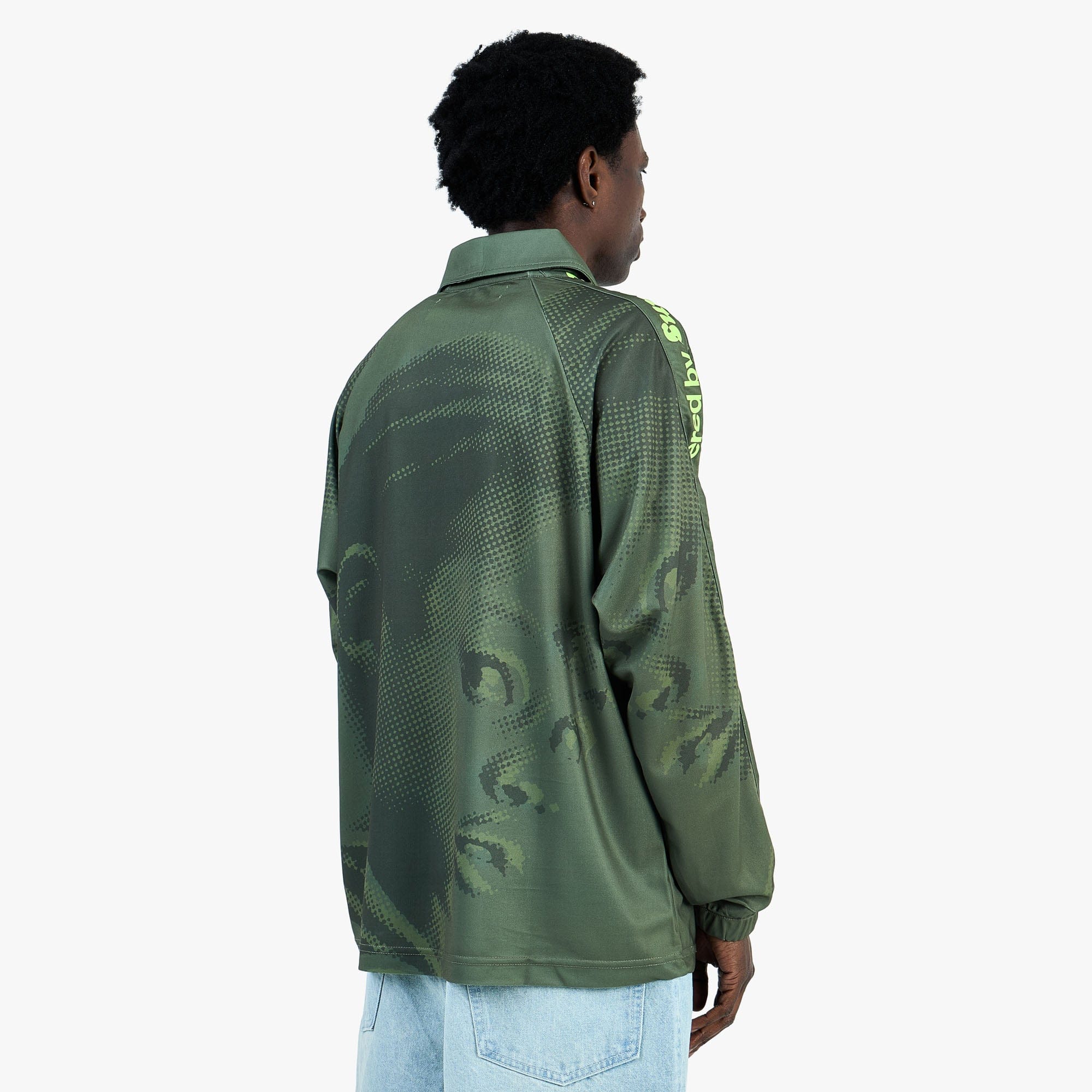 Supervsn Studio Longsleeve Soccer Jersey / Forest Green