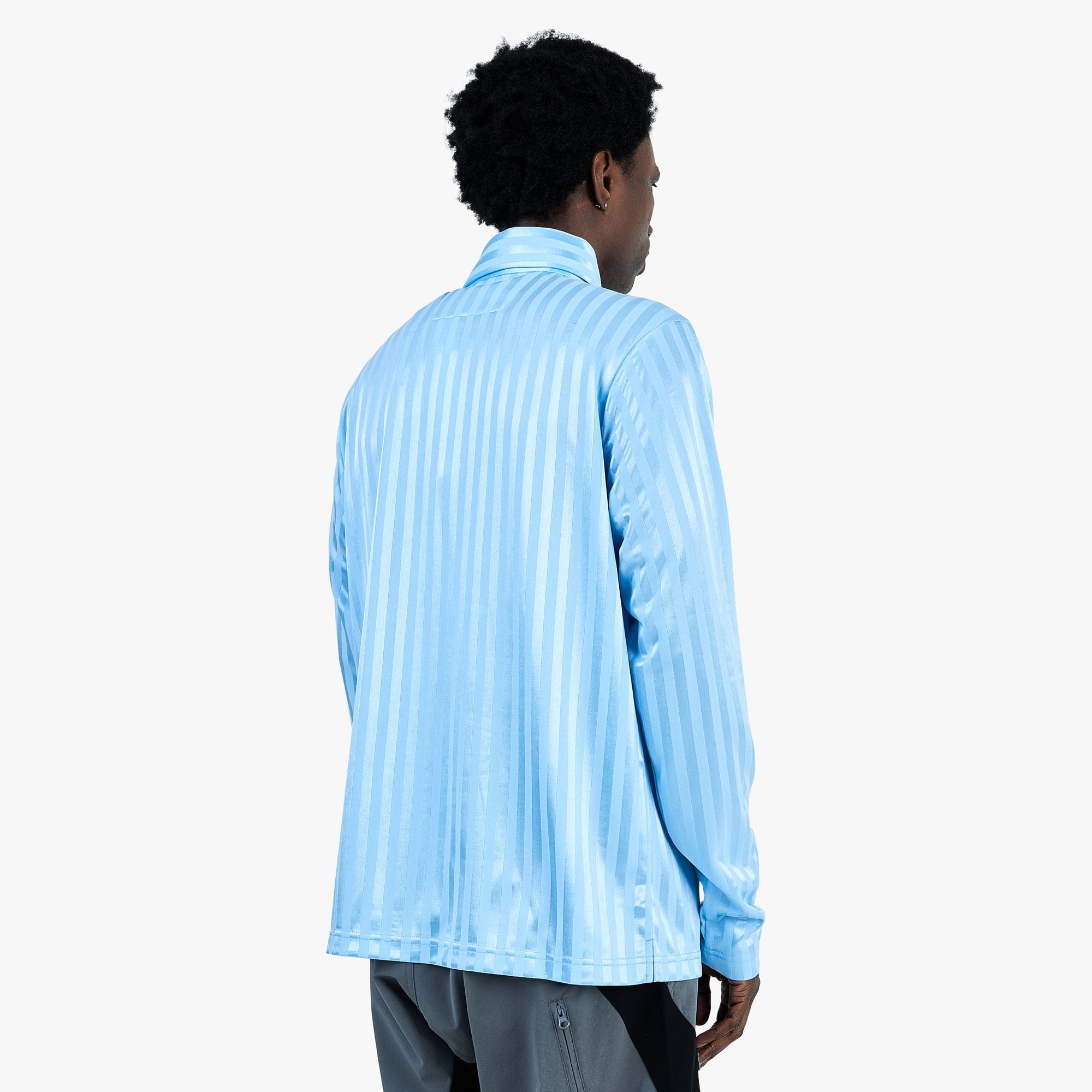 Metalwood Longsleeve Player Polo / Sky Blue