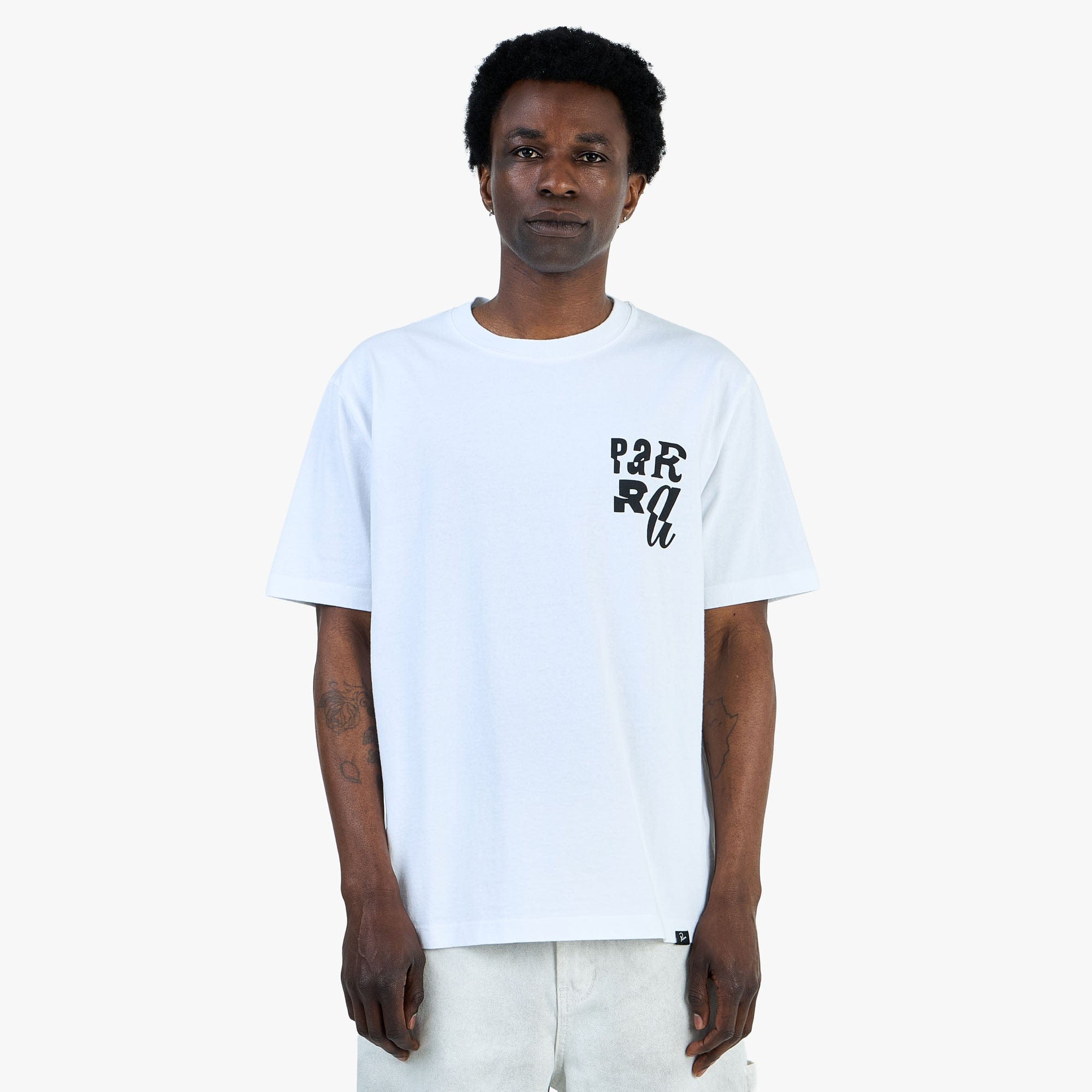 By Parra Why Are You Here T - Shirt / White