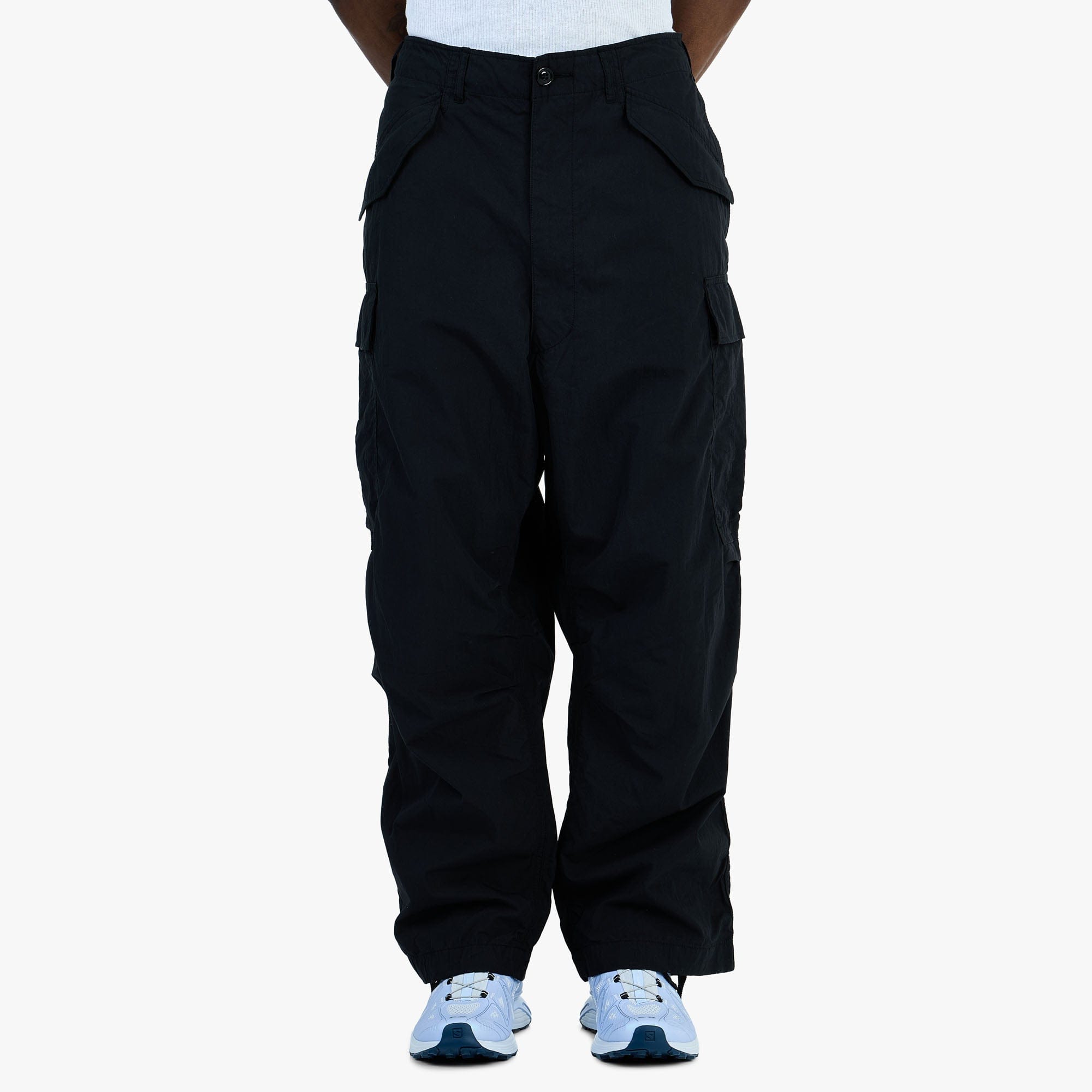 BEAMS Big 6 Pockets Cargo Pants / Black