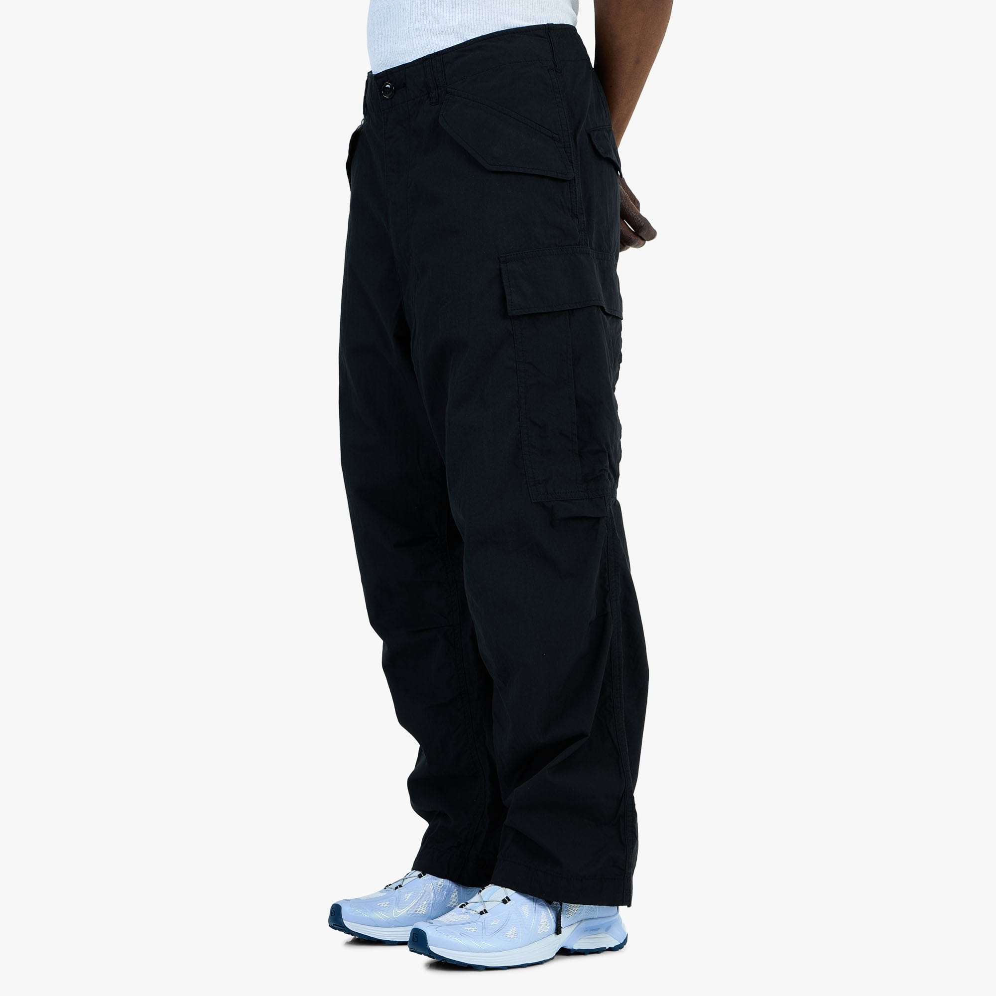 BEAMS Big 6 Pockets Cargo Pants / Black