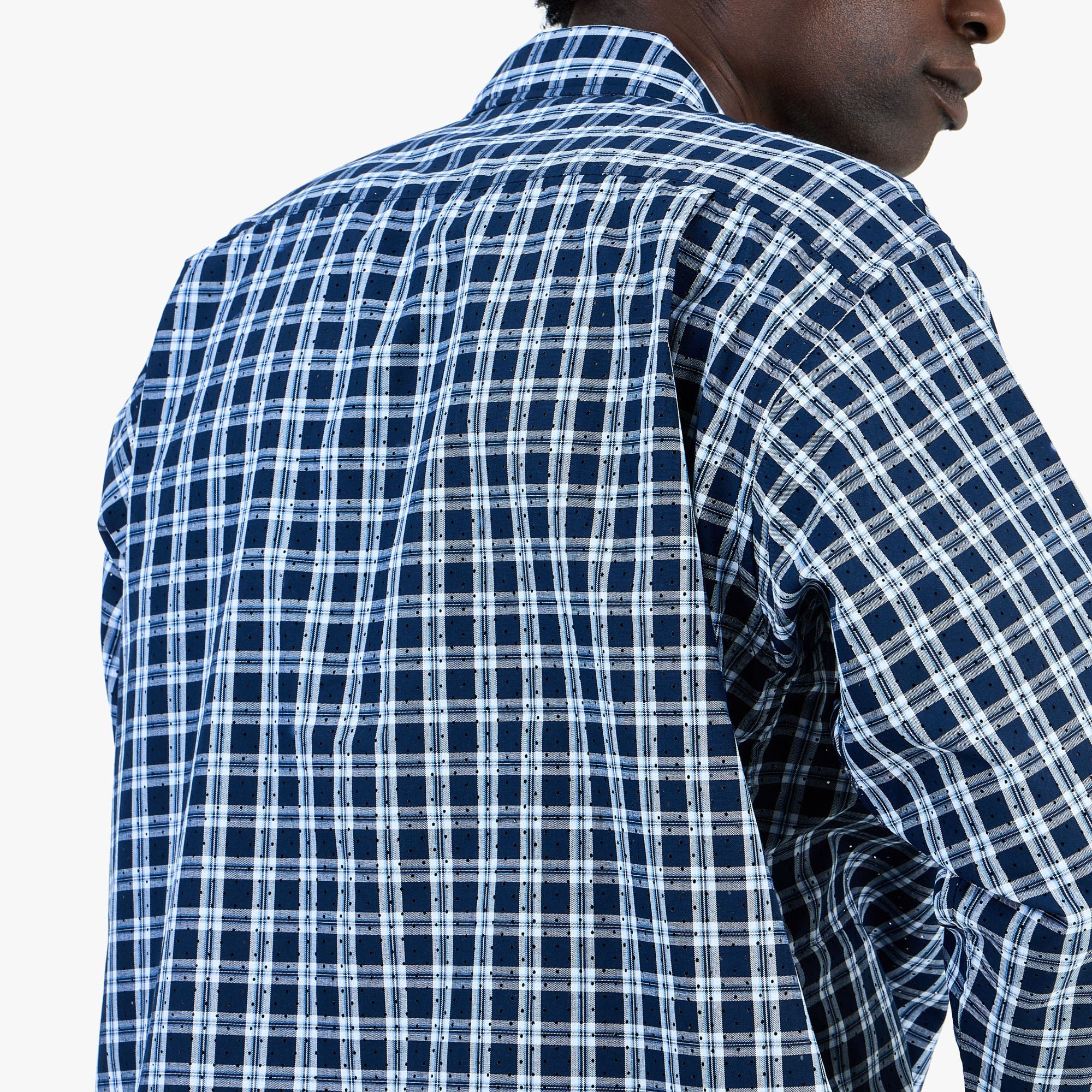 BEAMS Half - Zip Pullover Shirt / Blue