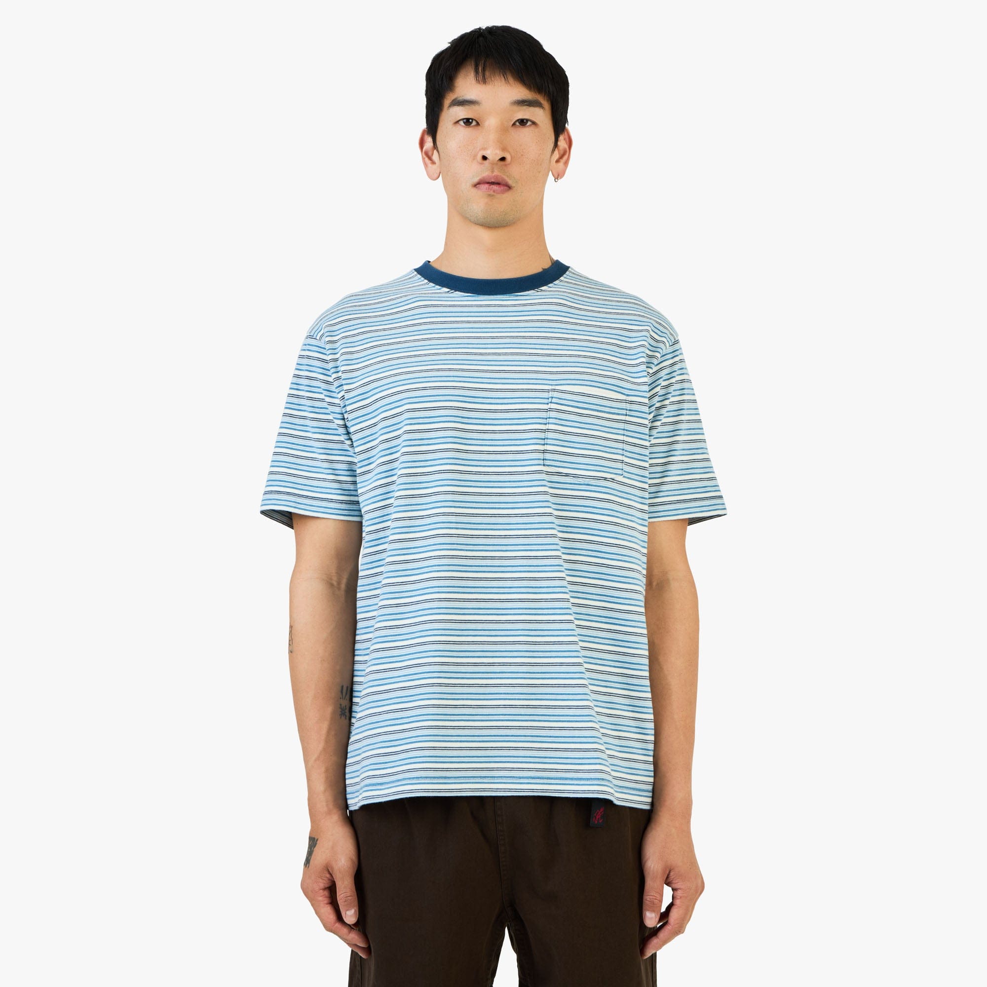 Khakis Border T - Shirt / Blue