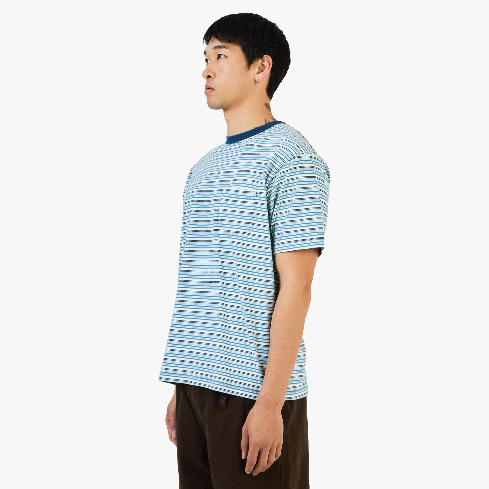 Khakis Border T - Shirt / Blue