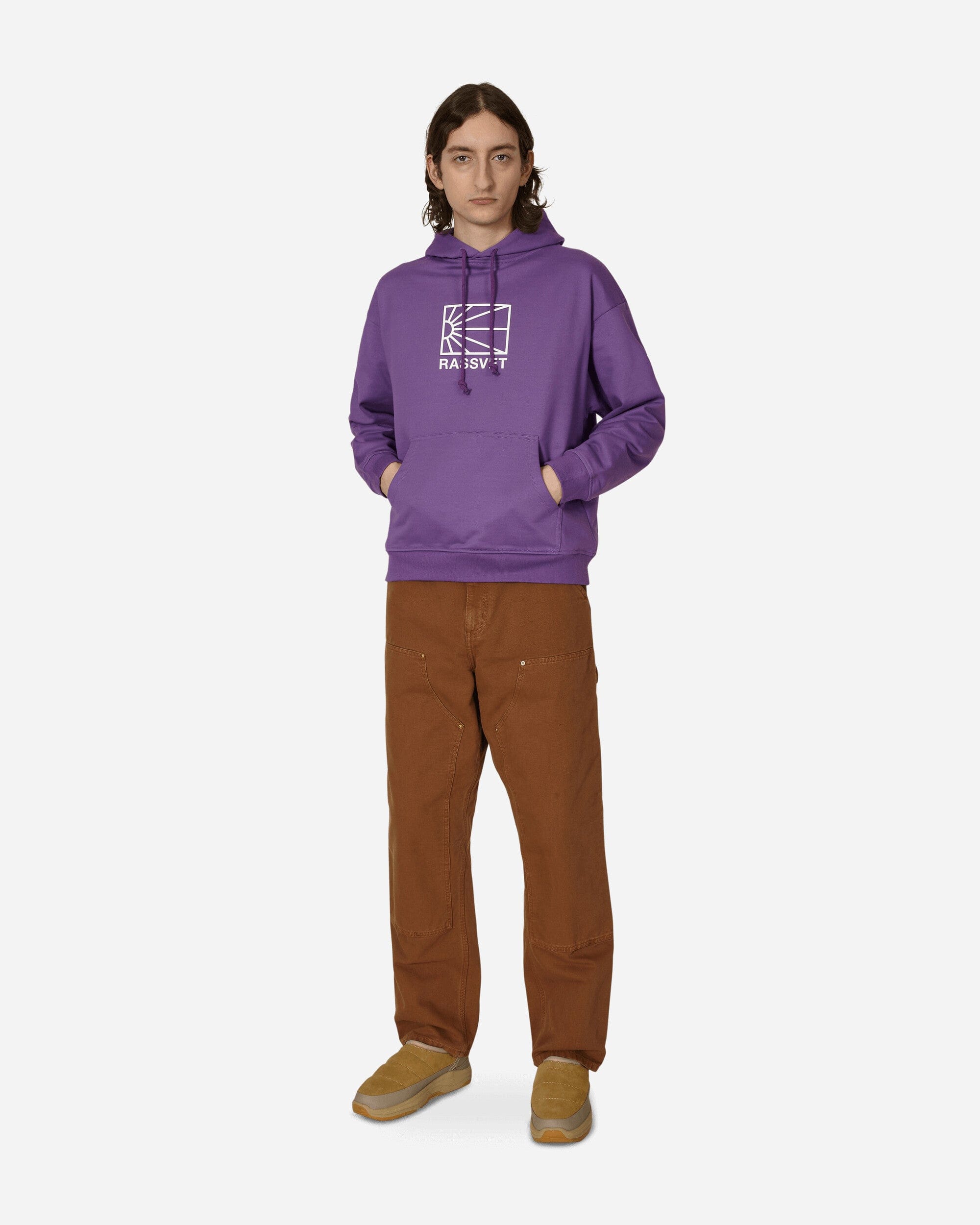 Paccbet Logo Hooded Sweatshirt Purple