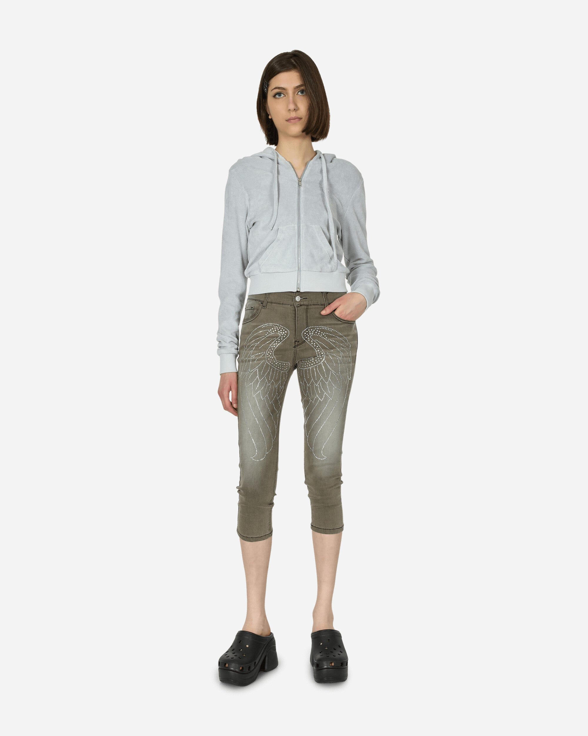 Abra Capri Angel Jeans Black