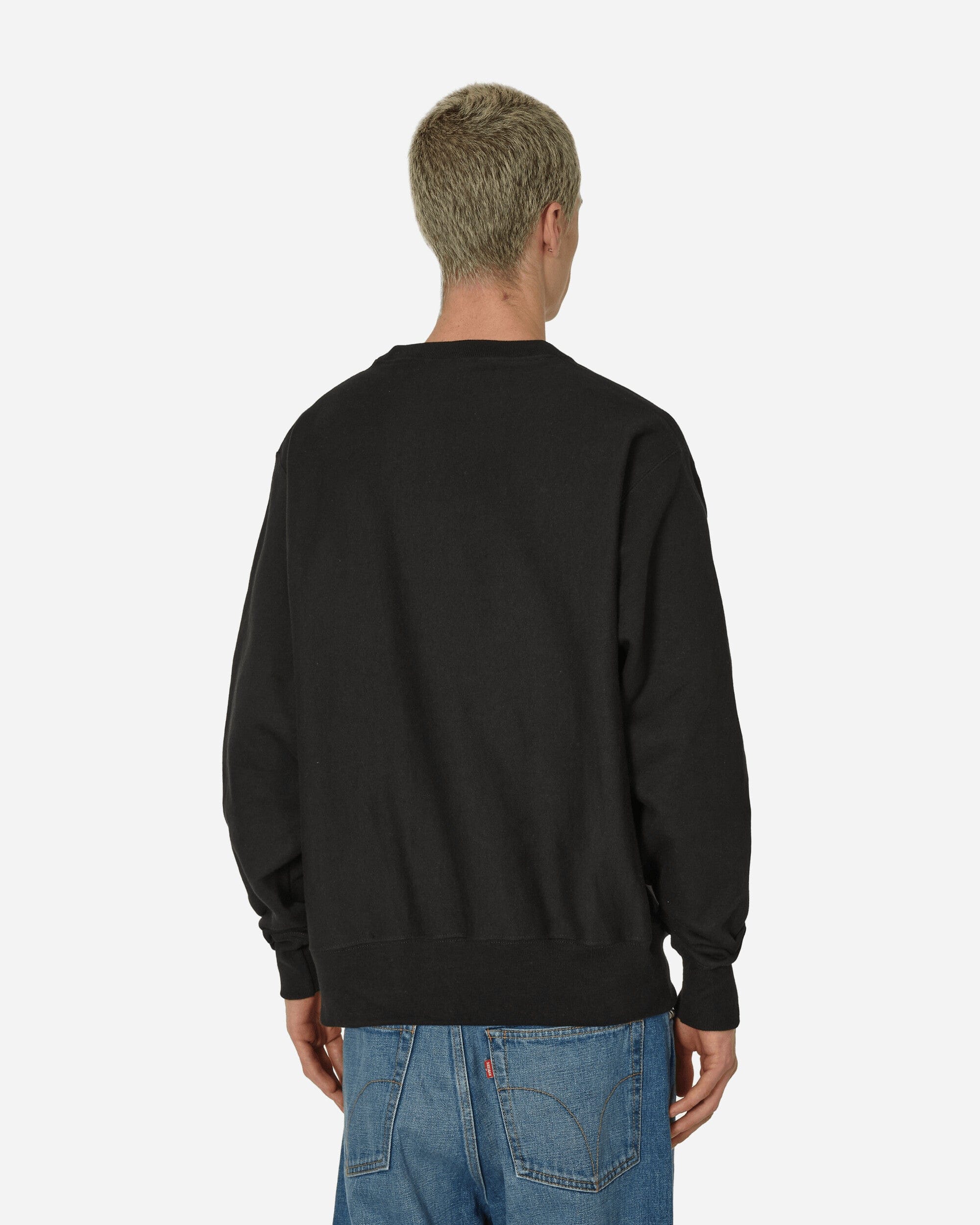 L.I.E.S. Records Varsity Crewneck Sweatshirt Black