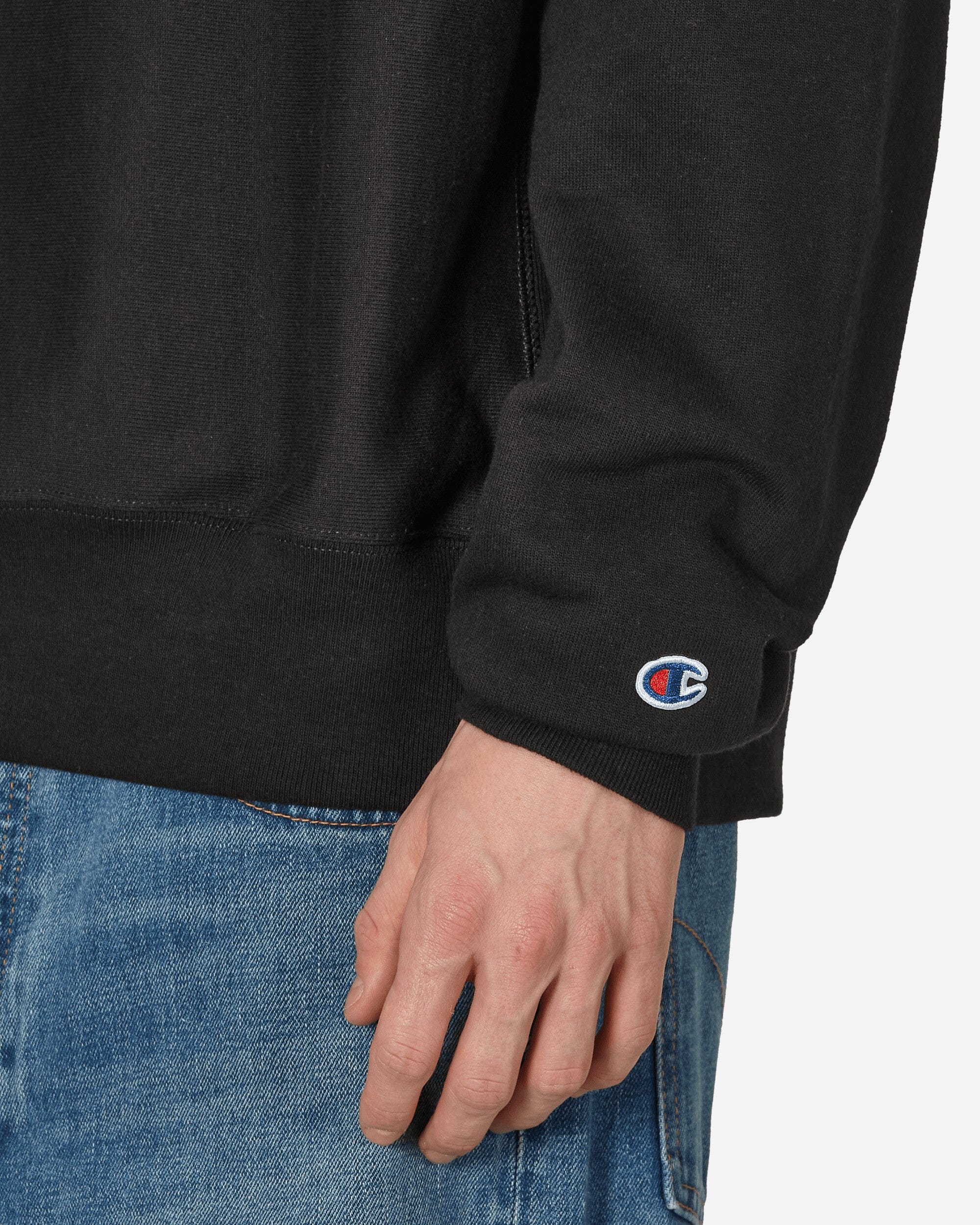 L.I.E.S. Records Varsity Crewneck Sweatshirt Black