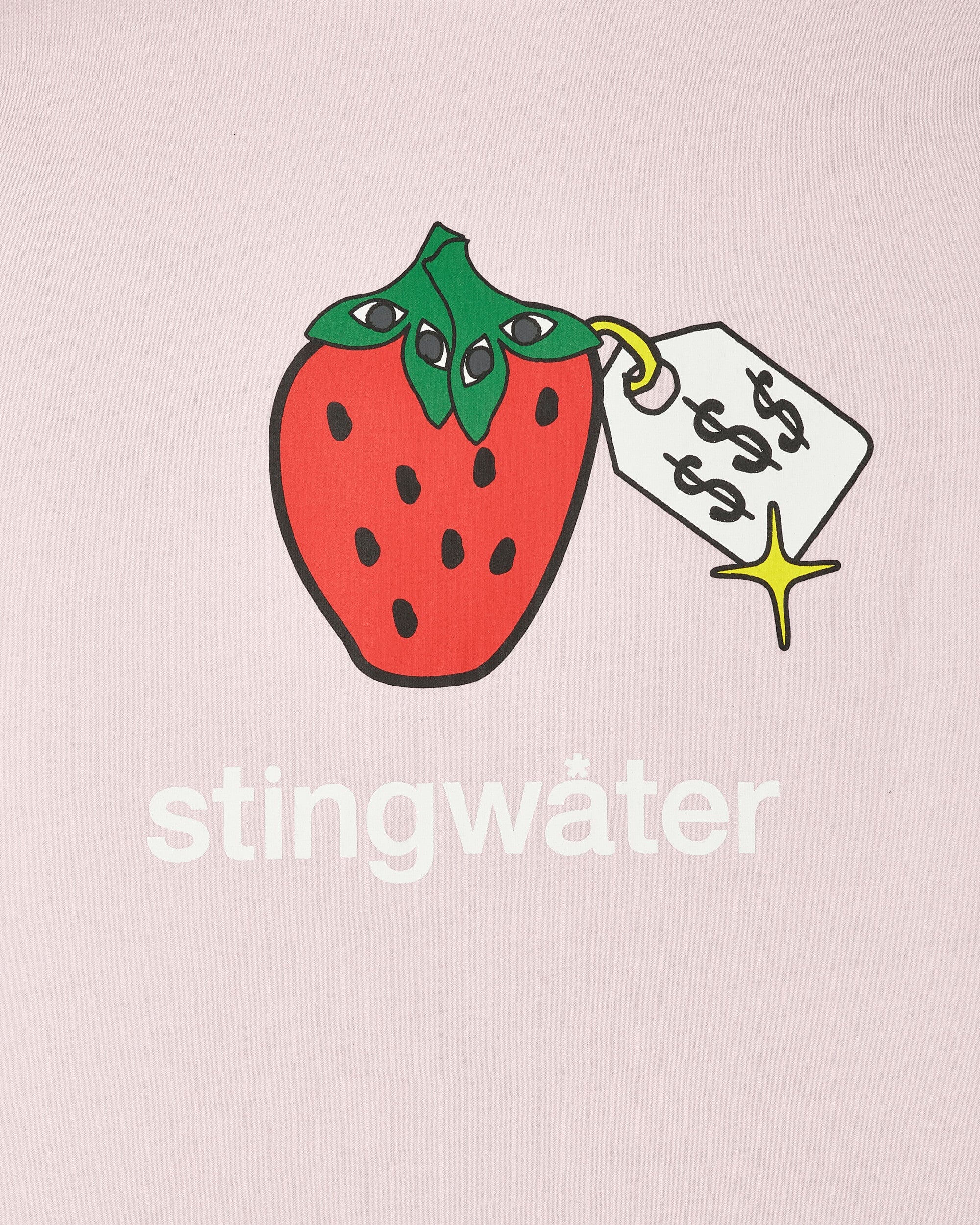 Stingwater Very Speshal Organic Strawberry T - Shirt Pink