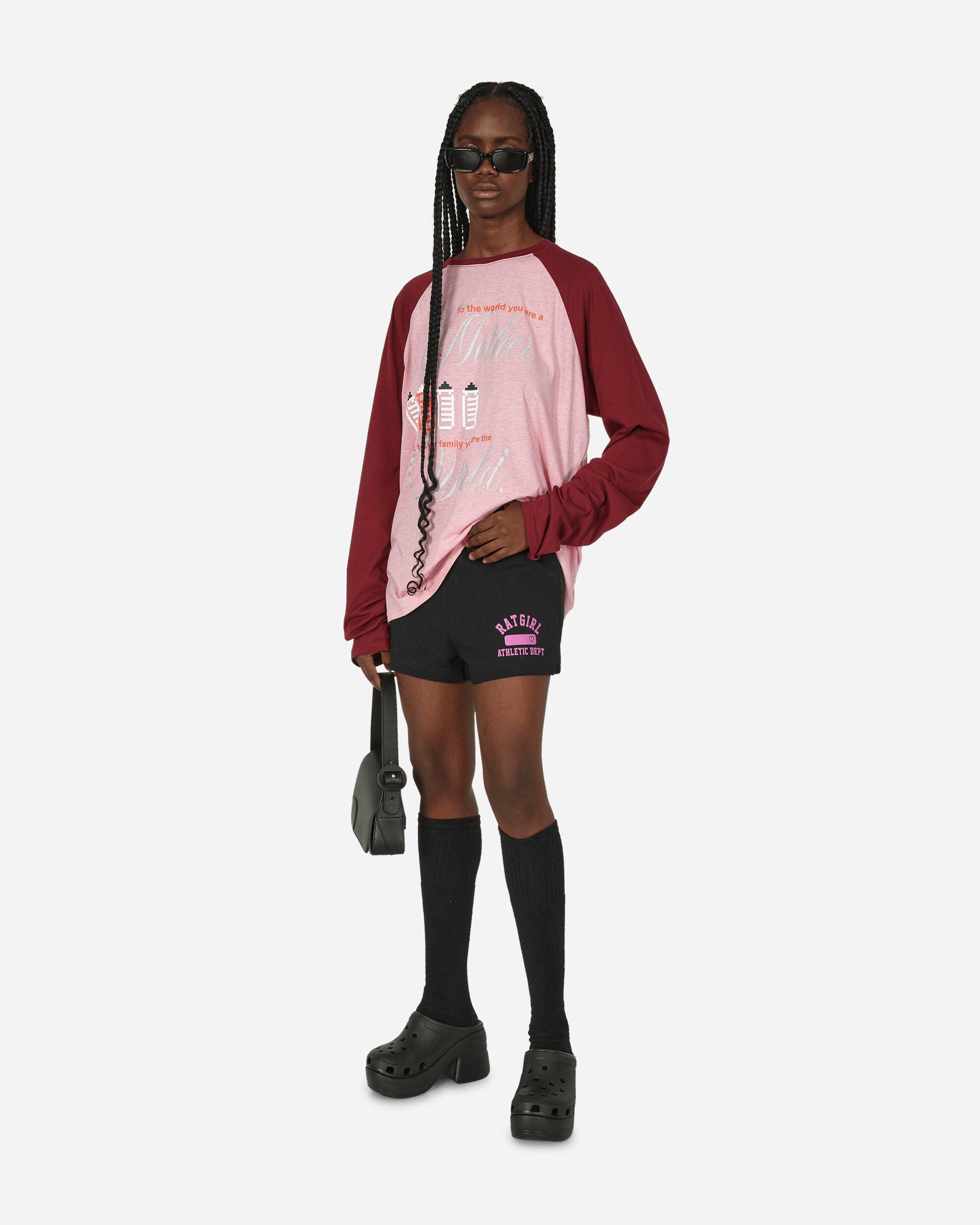 Stray Rats Ratgirl P.E. Shorts Black