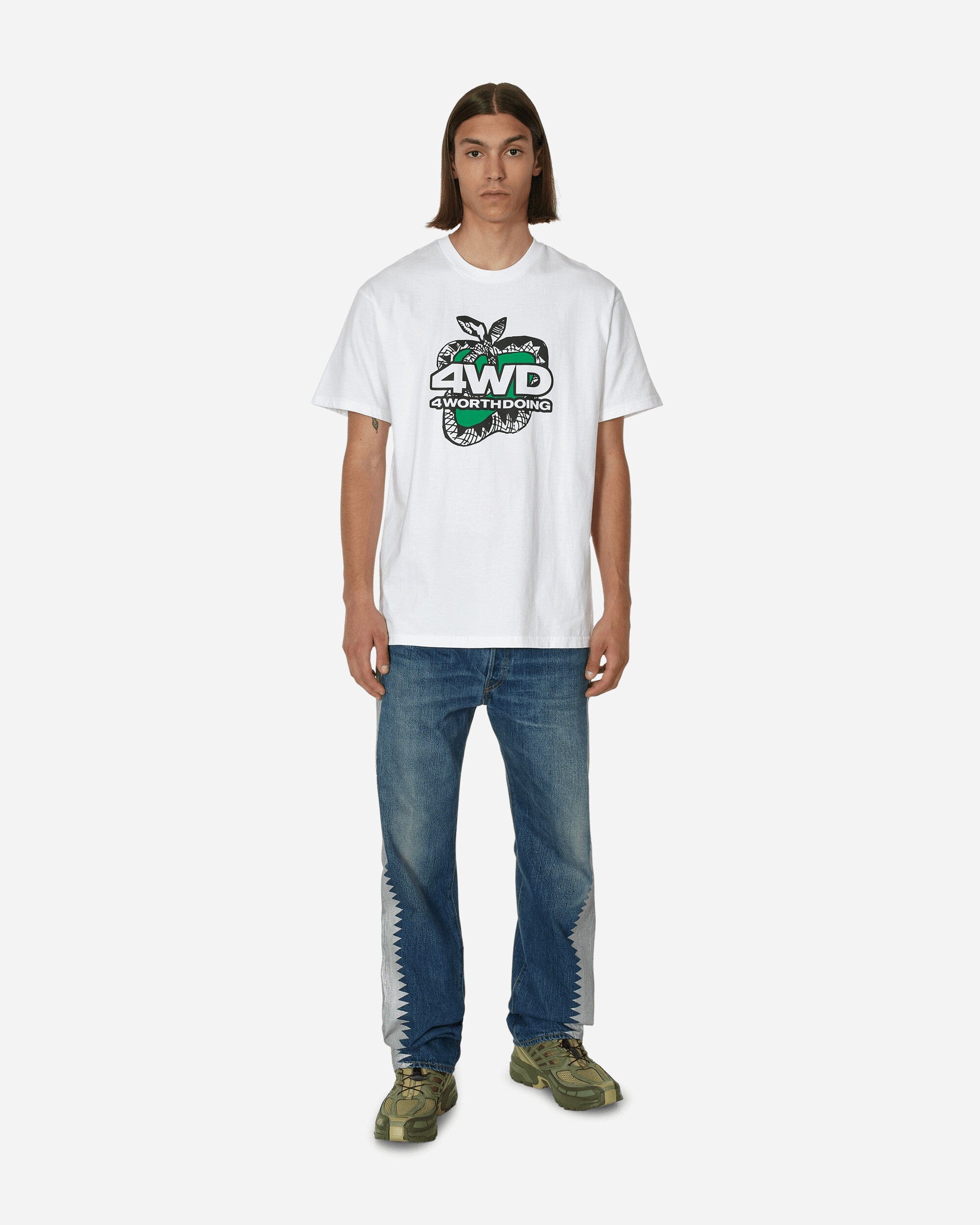 4 Worth Doing Snake City T - Shirt White