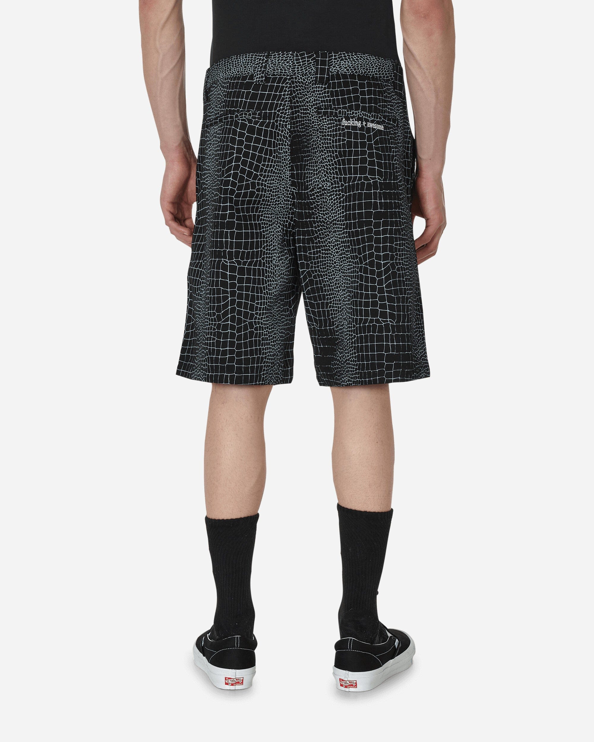 Fucking Awesome Crocodile Shorts Black
