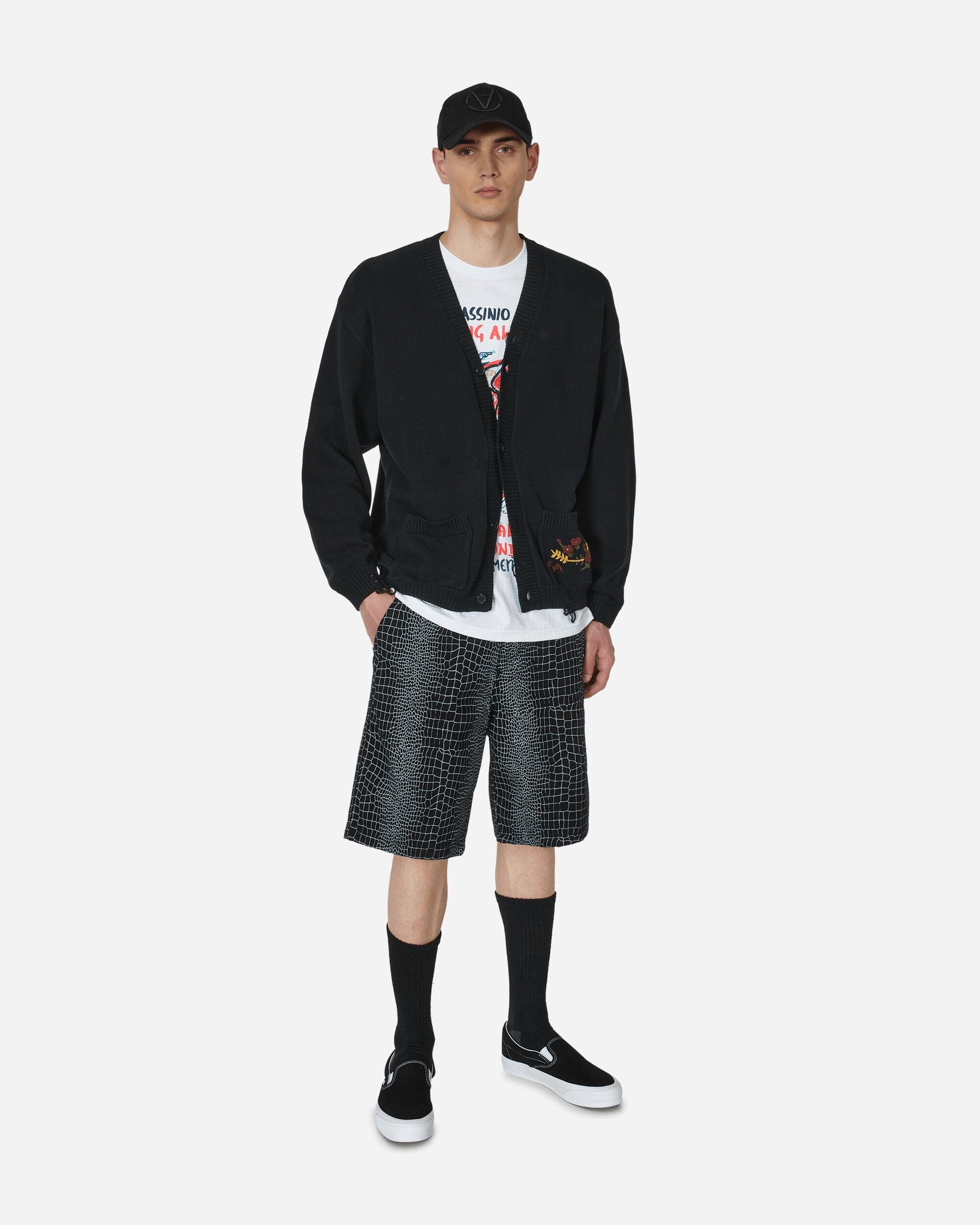 Fucking Awesome Crocodile Shorts Black