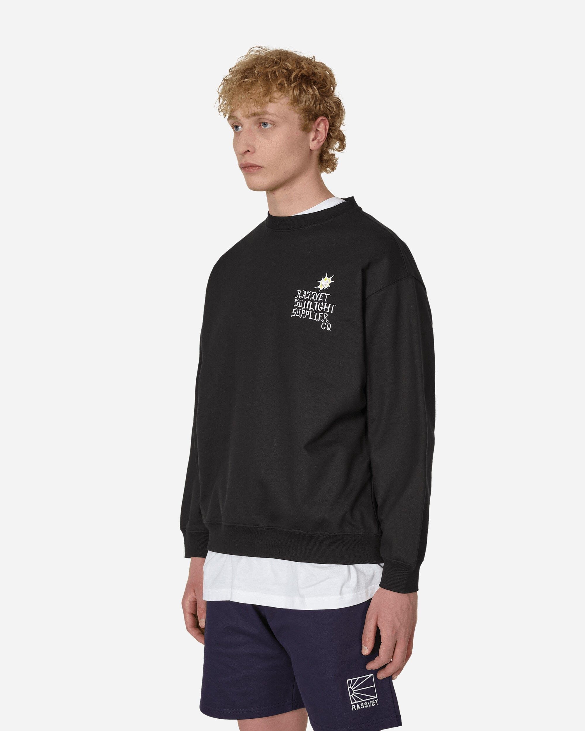 Paccbet Sunlight Supplier Crewneck Sweatshirt Black