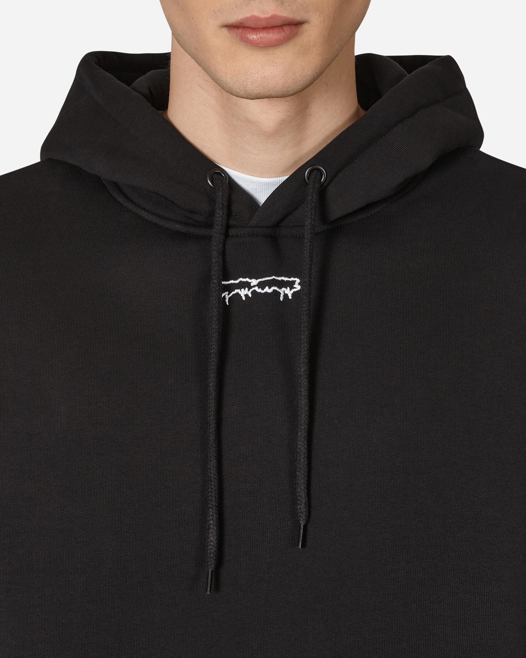 Fucking Awesome Outline Drip Hooded Sweatshirt Black
