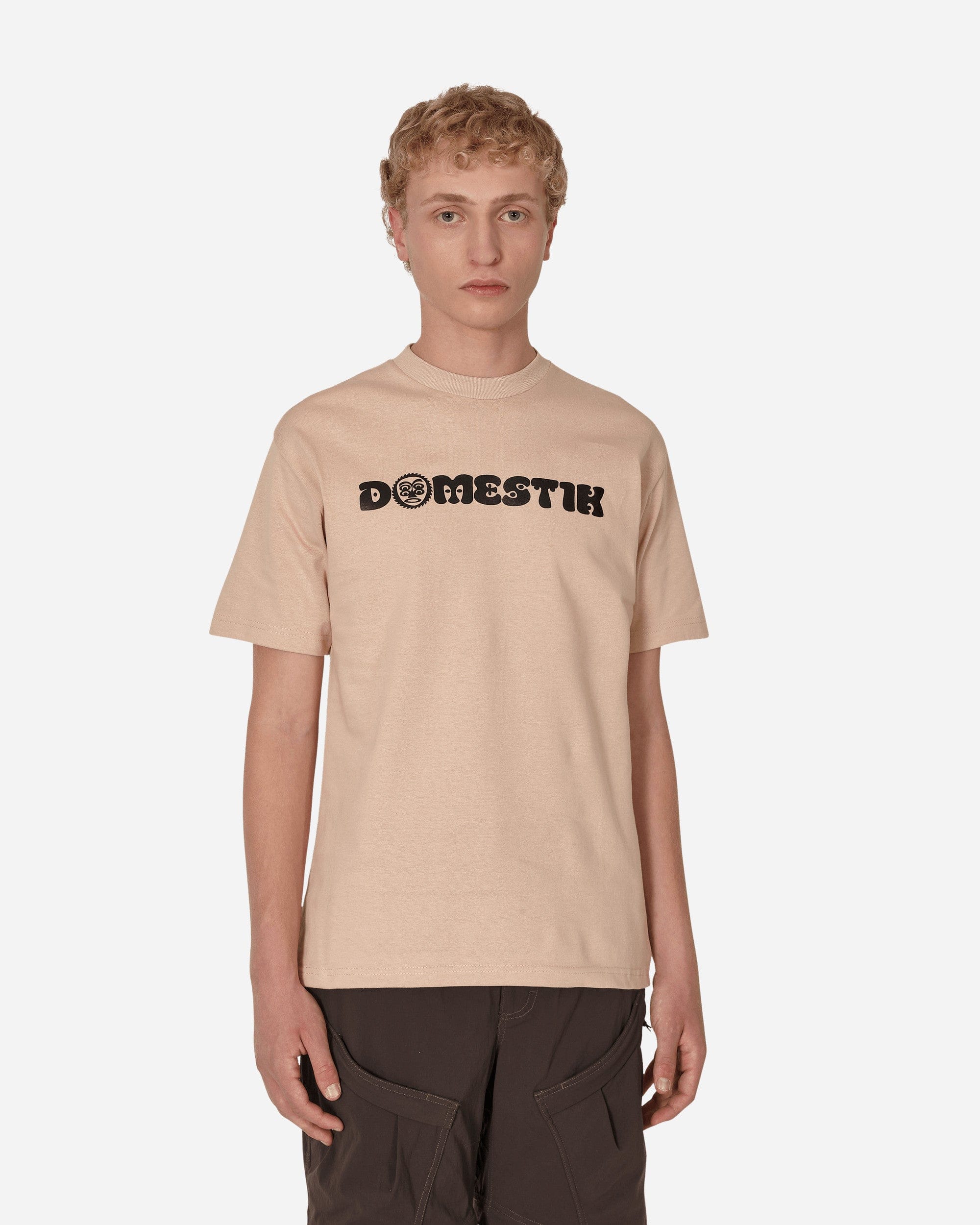Domestik Possessed T - Shirt Beige