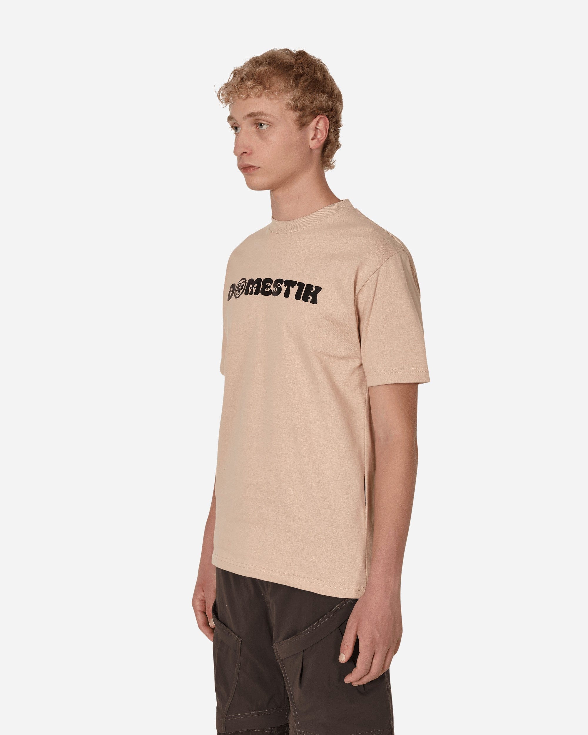 Domestik Possessed T - Shirt Beige