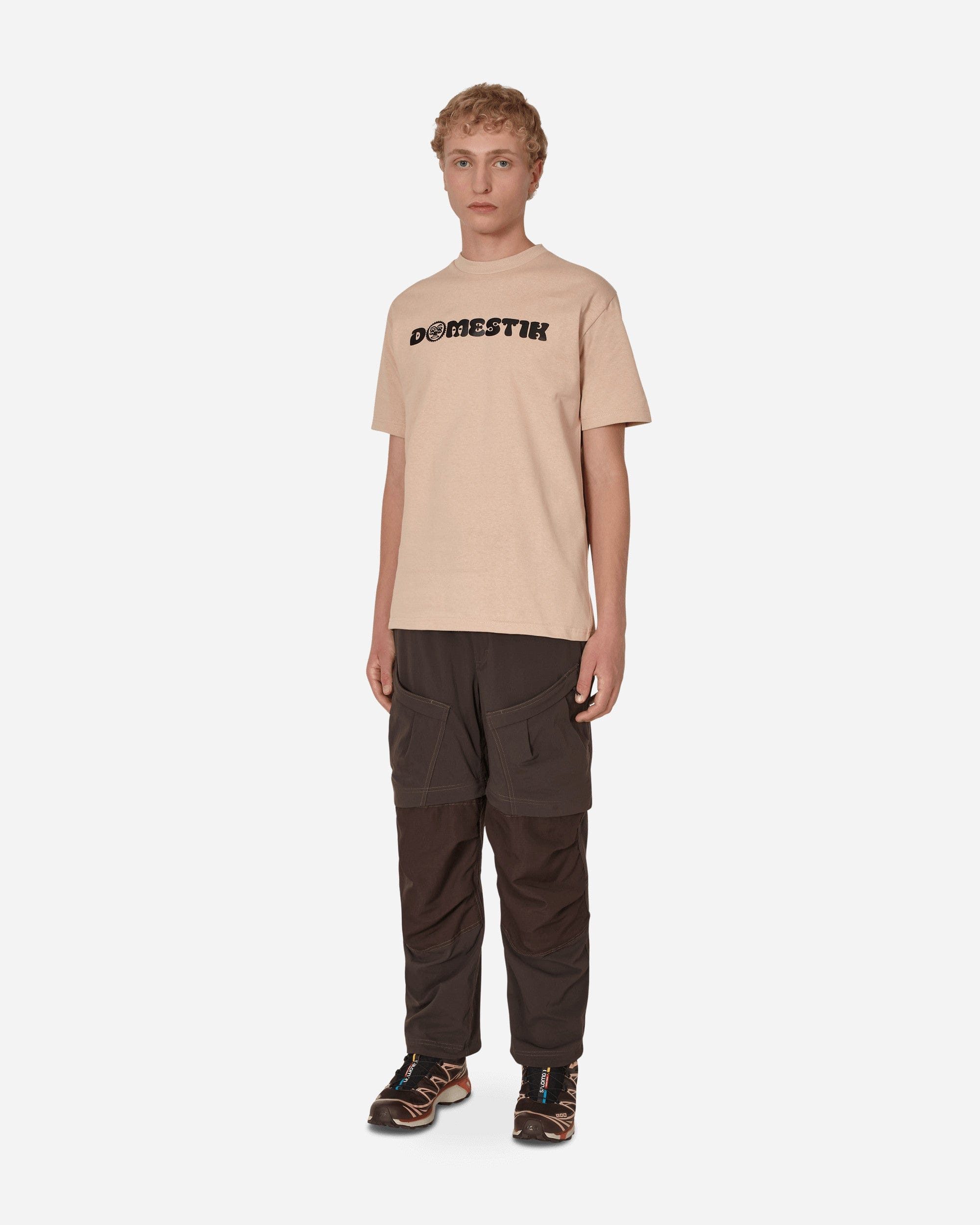 Domestik Possessed T - Shirt Beige