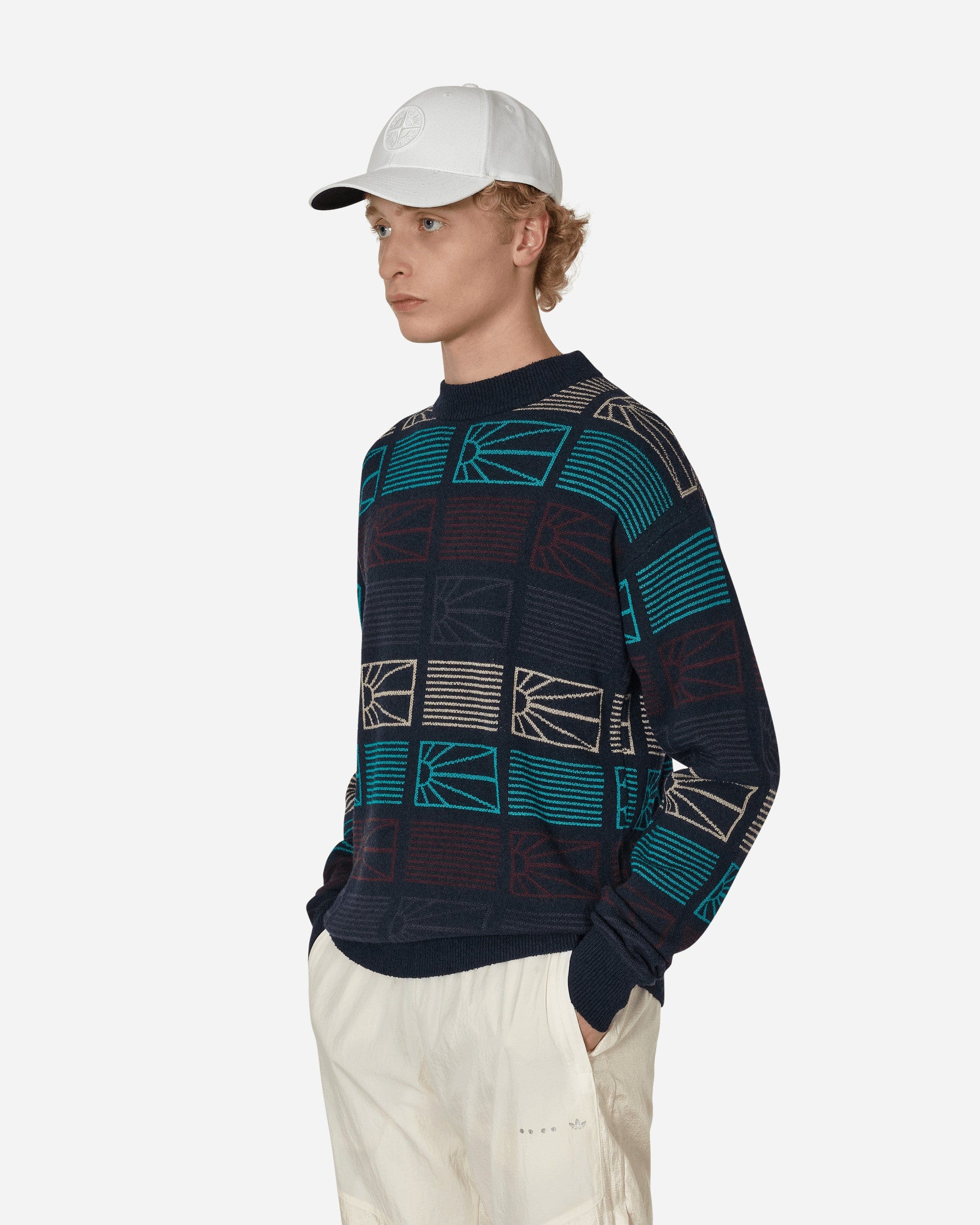 Paccbet Logo Crewneck Sweater Blue