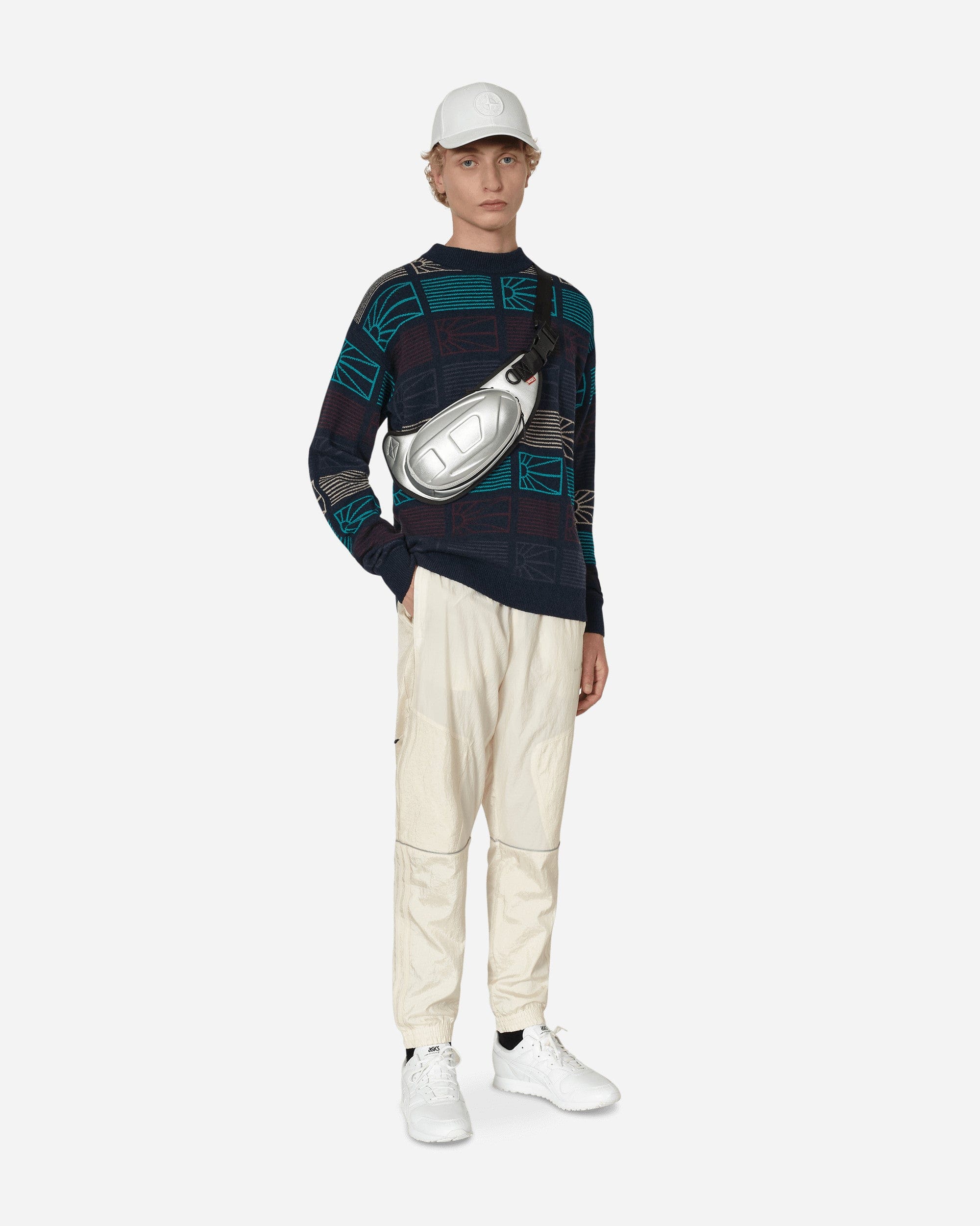Paccbet Logo Crewneck Sweater Blue