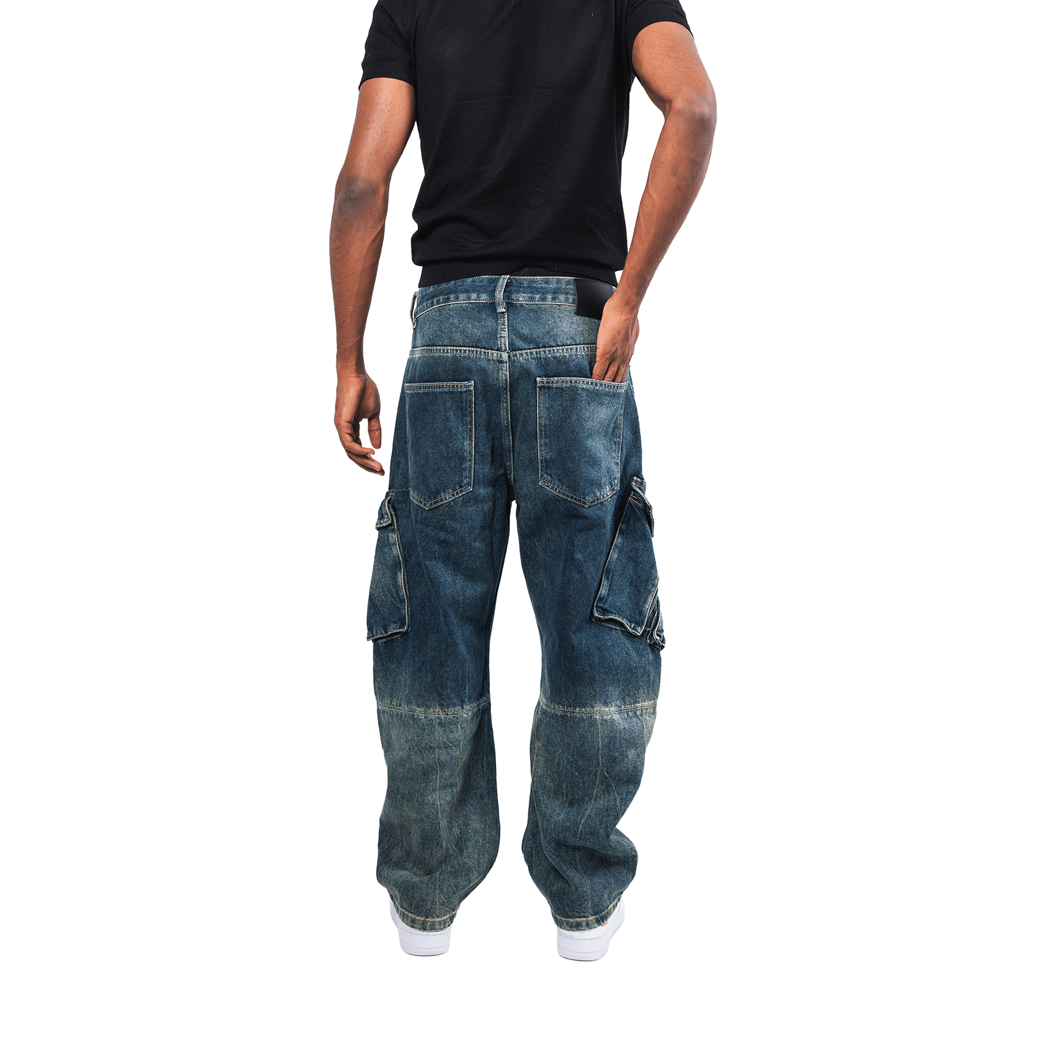 RAW21 RAW/21 Modular Washed Baggy Denim Jeans Blue (SS26)