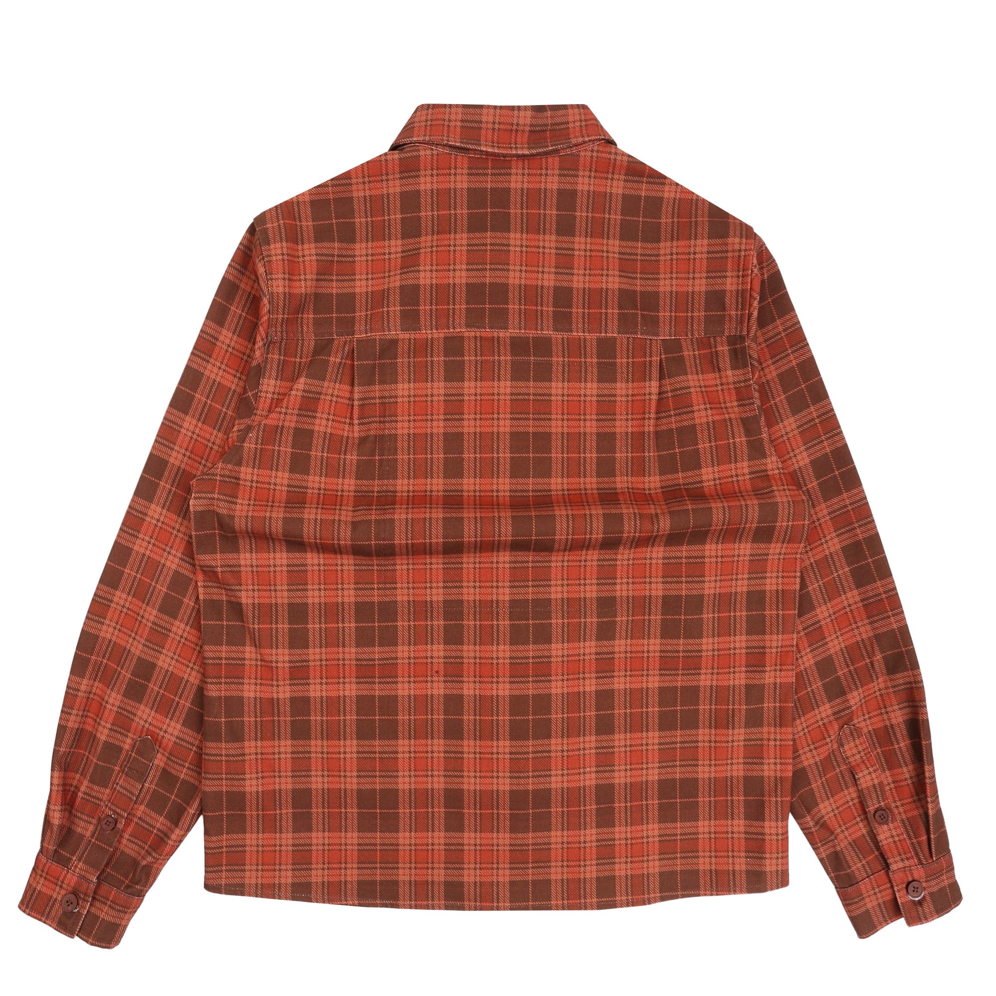 Carpet Plaid Denim Button - Up - Light Brown