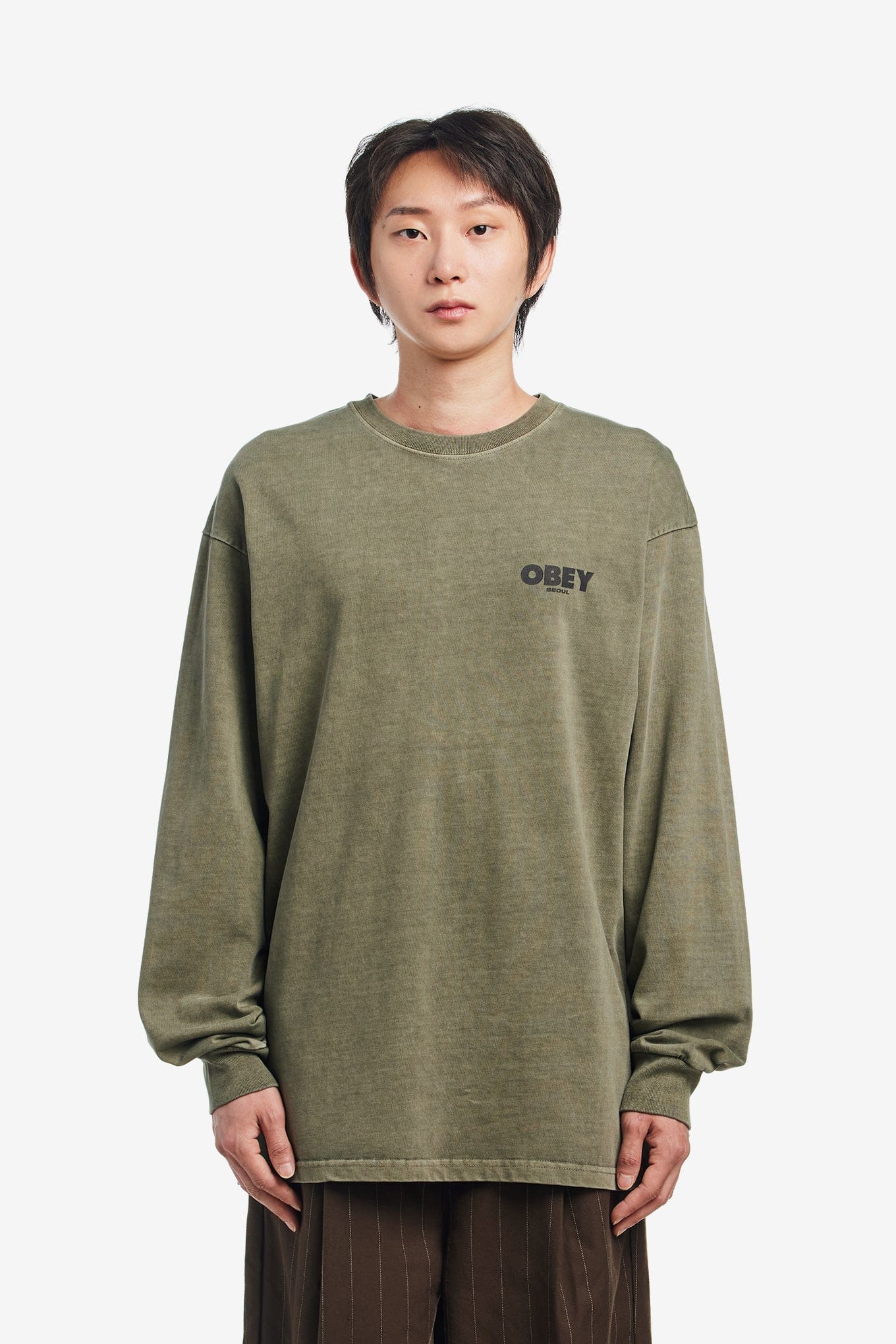 OBEY INTERNATIONAL SEOUL OVERDYED LS