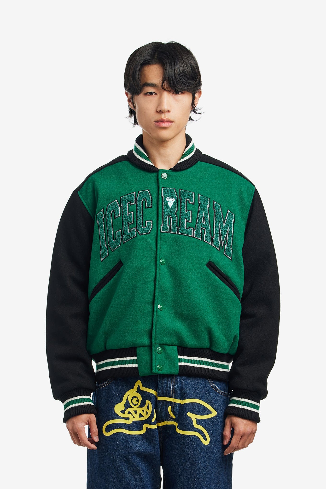 ICE CREAM COLLEGE VARSITY JACKET