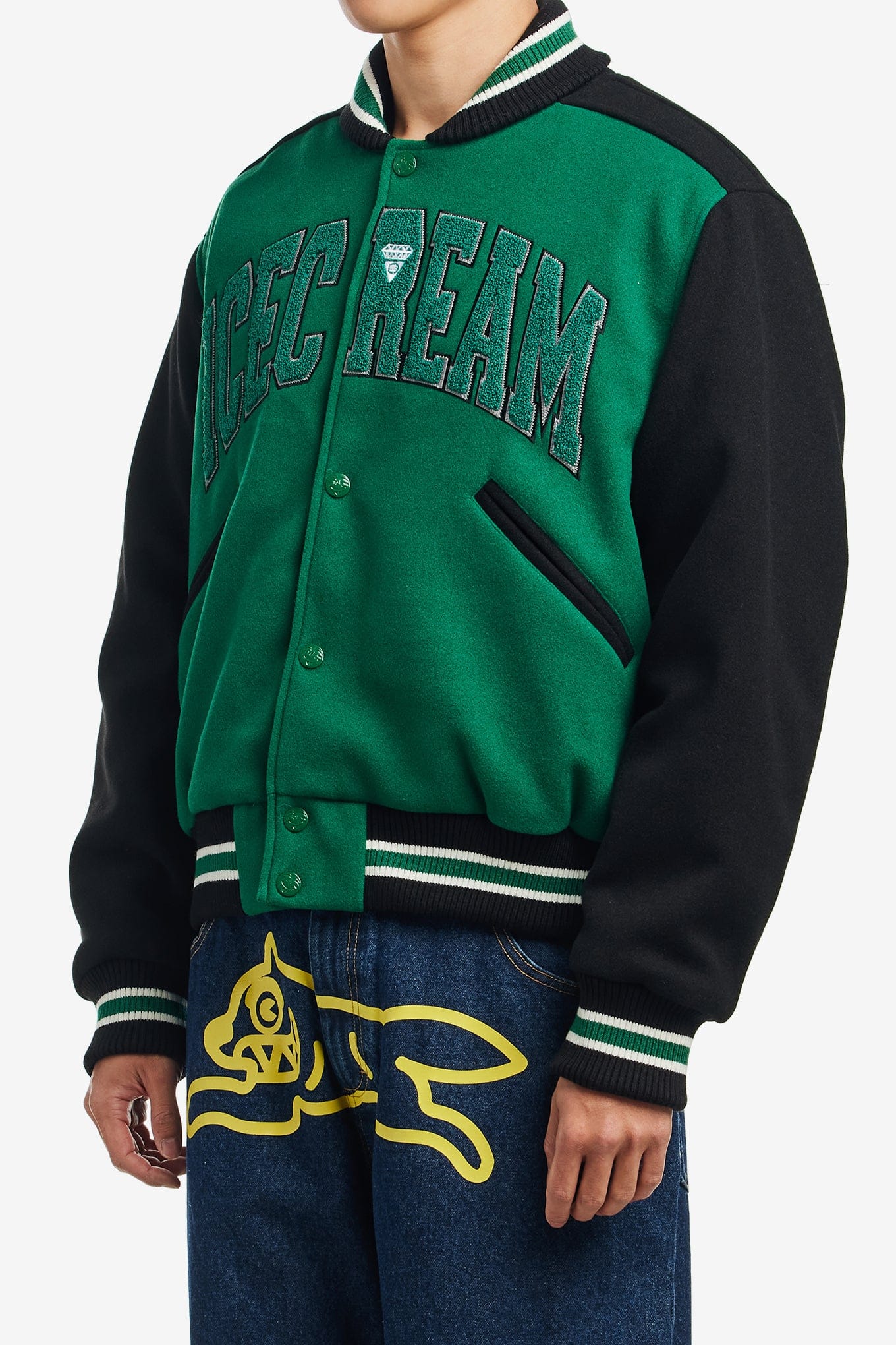 ICE CREAM COLLEGE VARSITY JACKET