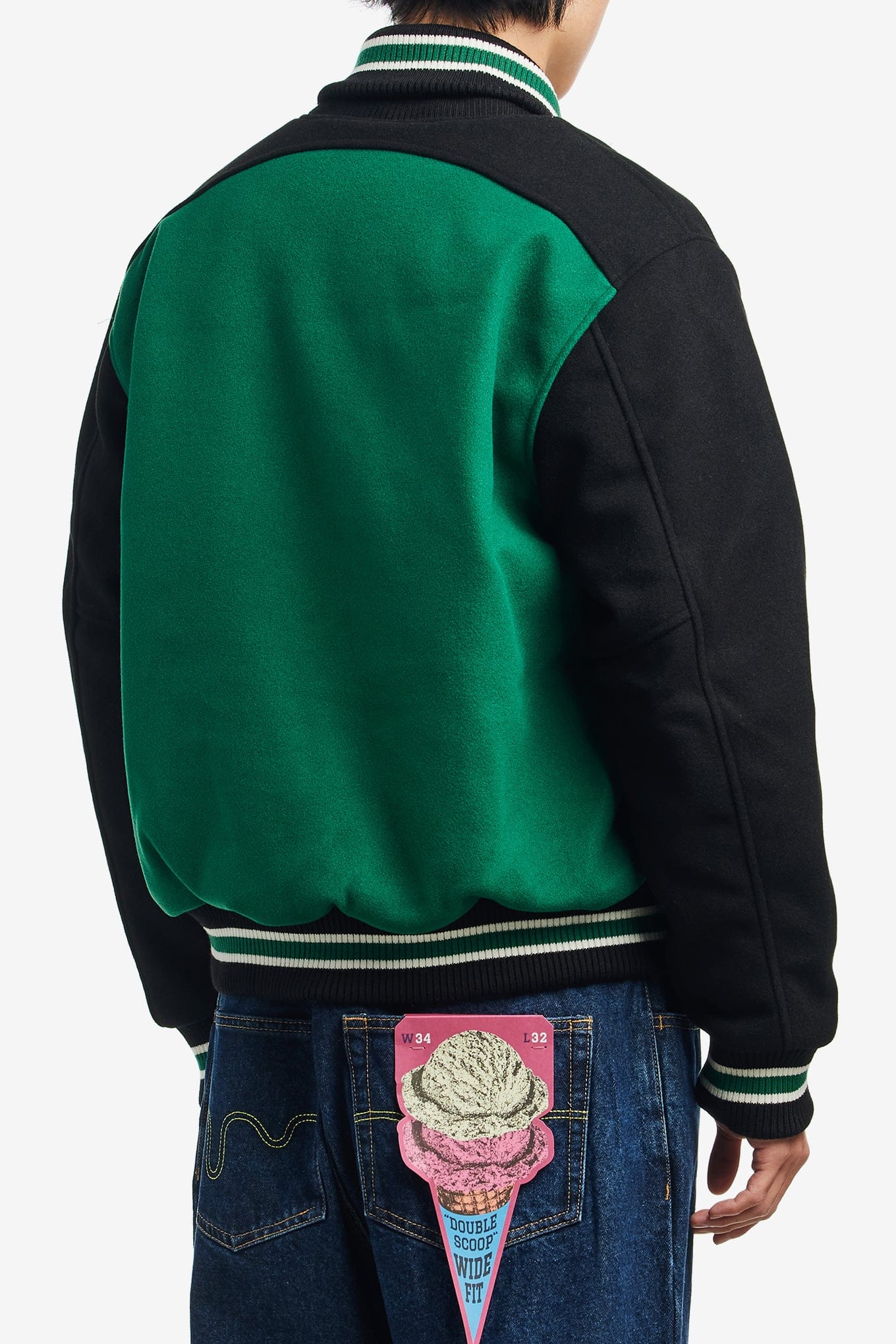 ICE CREAM COLLEGE VARSITY JACKET