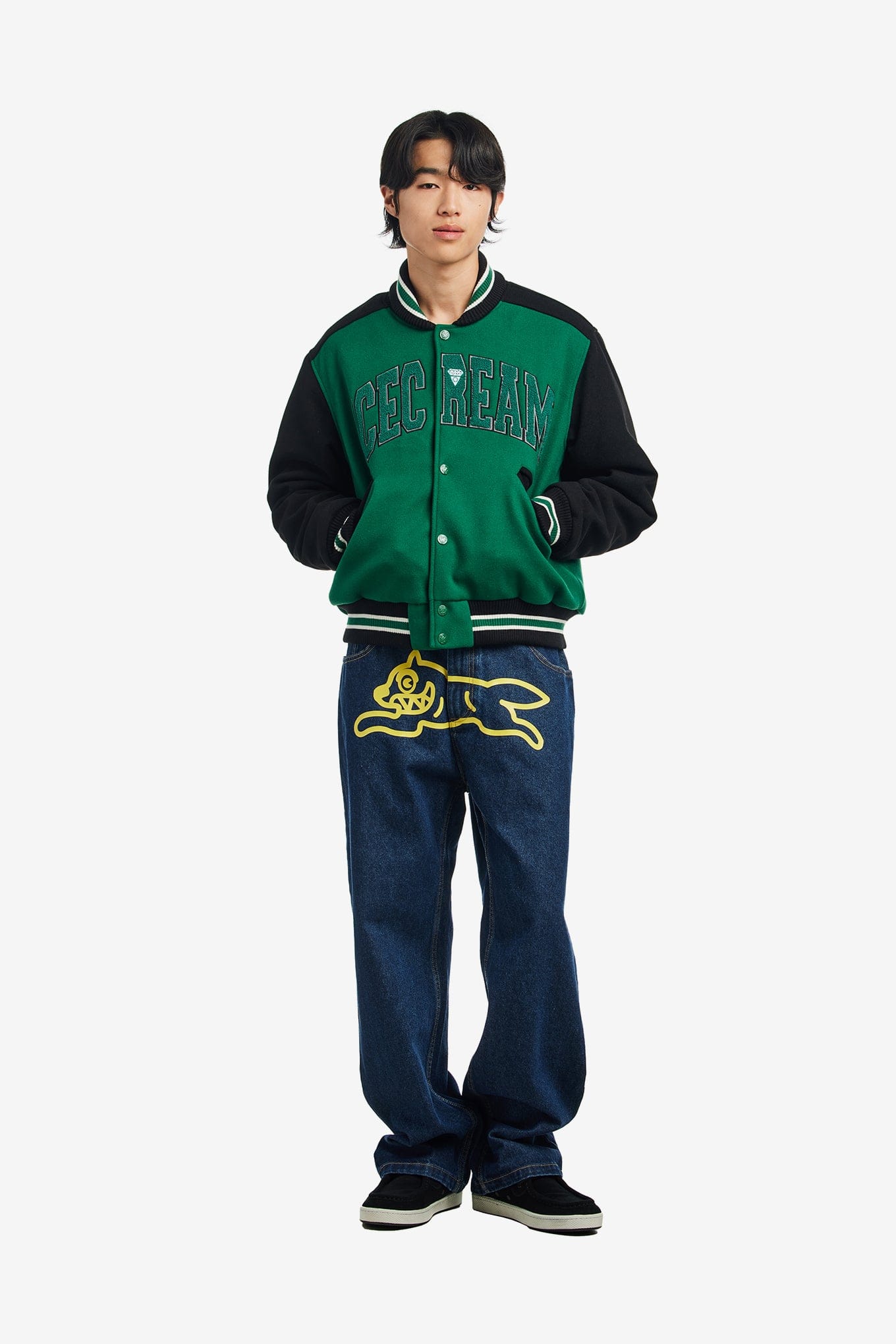 ICE CREAM COLLEGE VARSITY JACKET