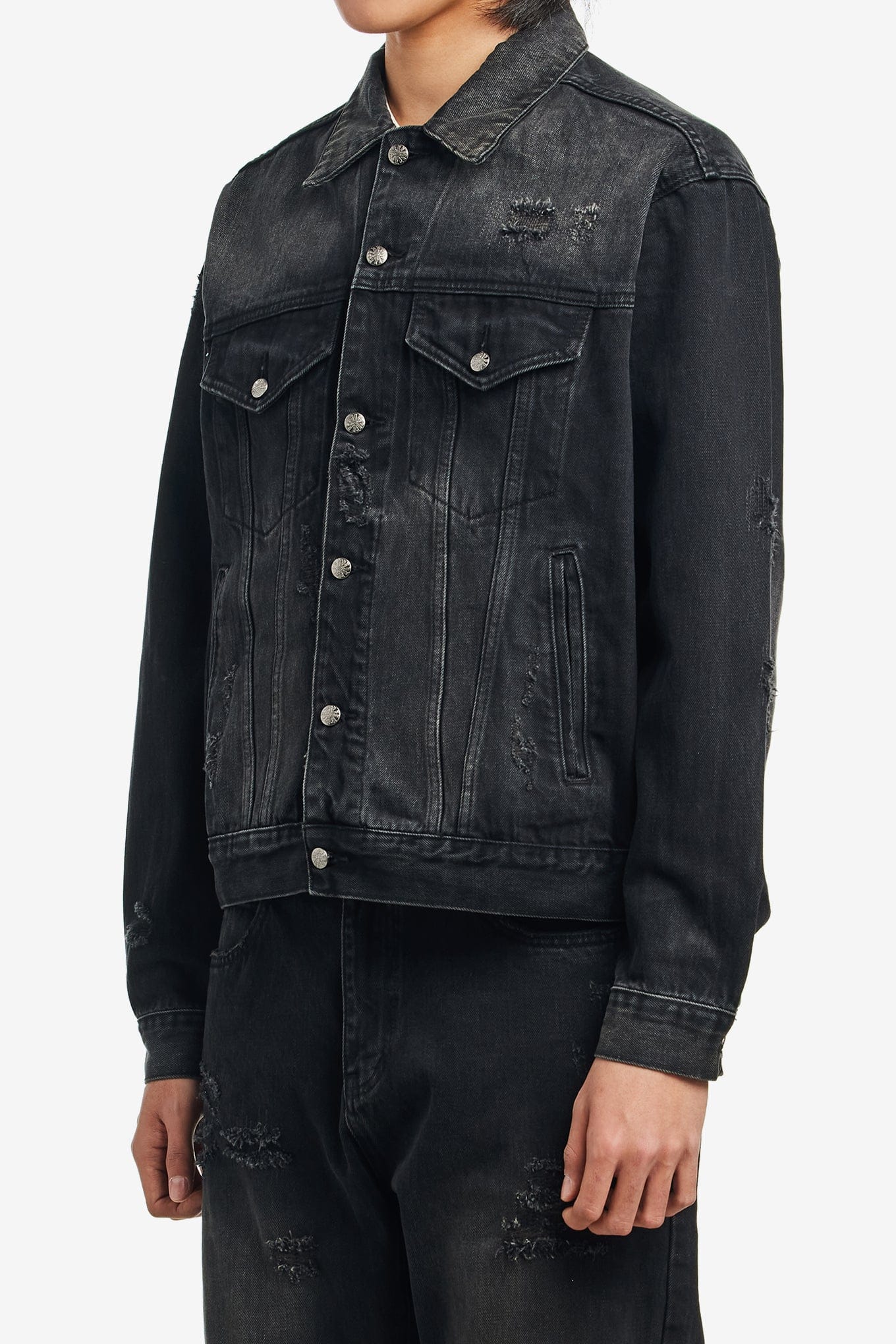 Fucking Awesome DISTRESSED DENIM JACKET