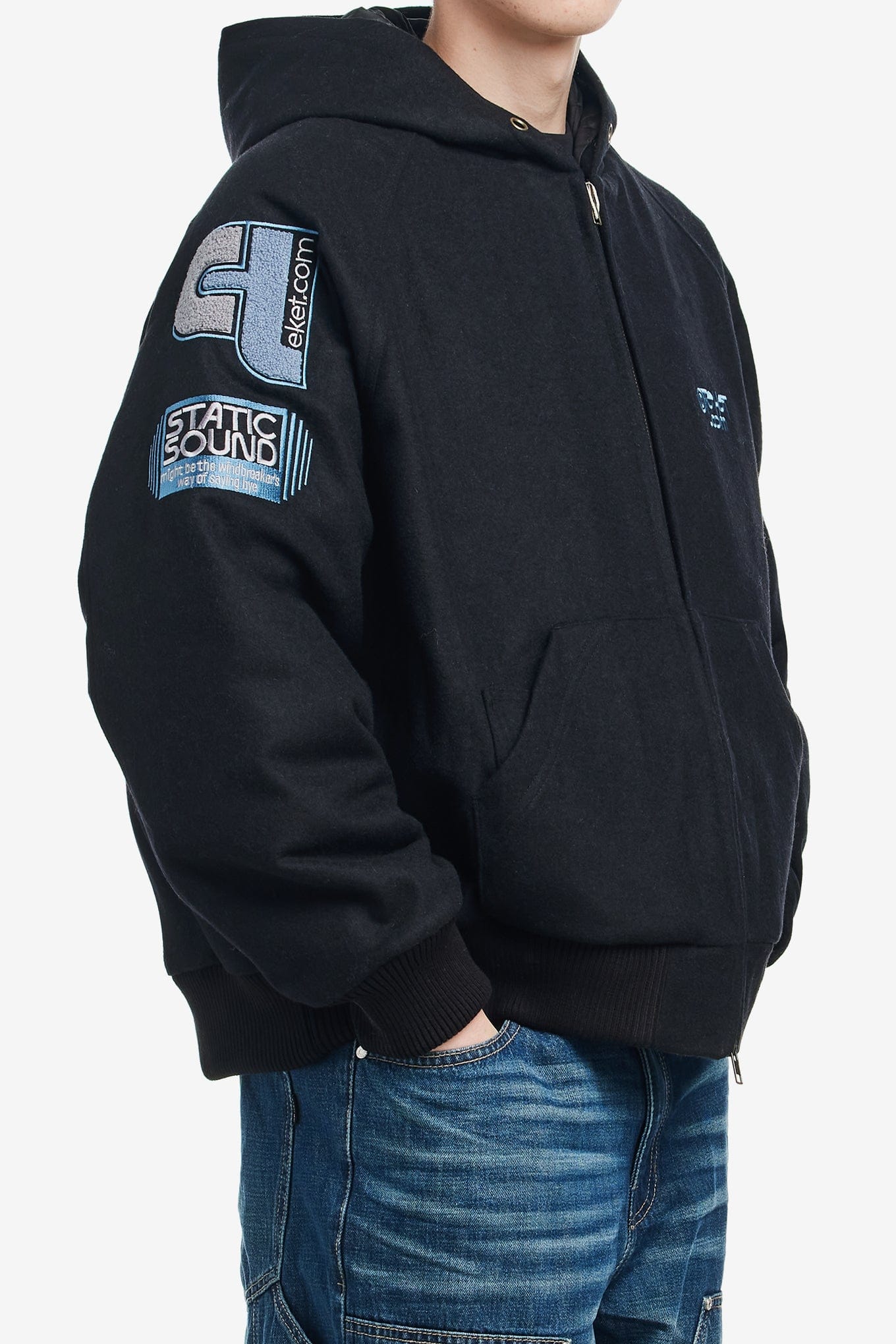 TEKET STATIC SOUND VARSITY JACKET