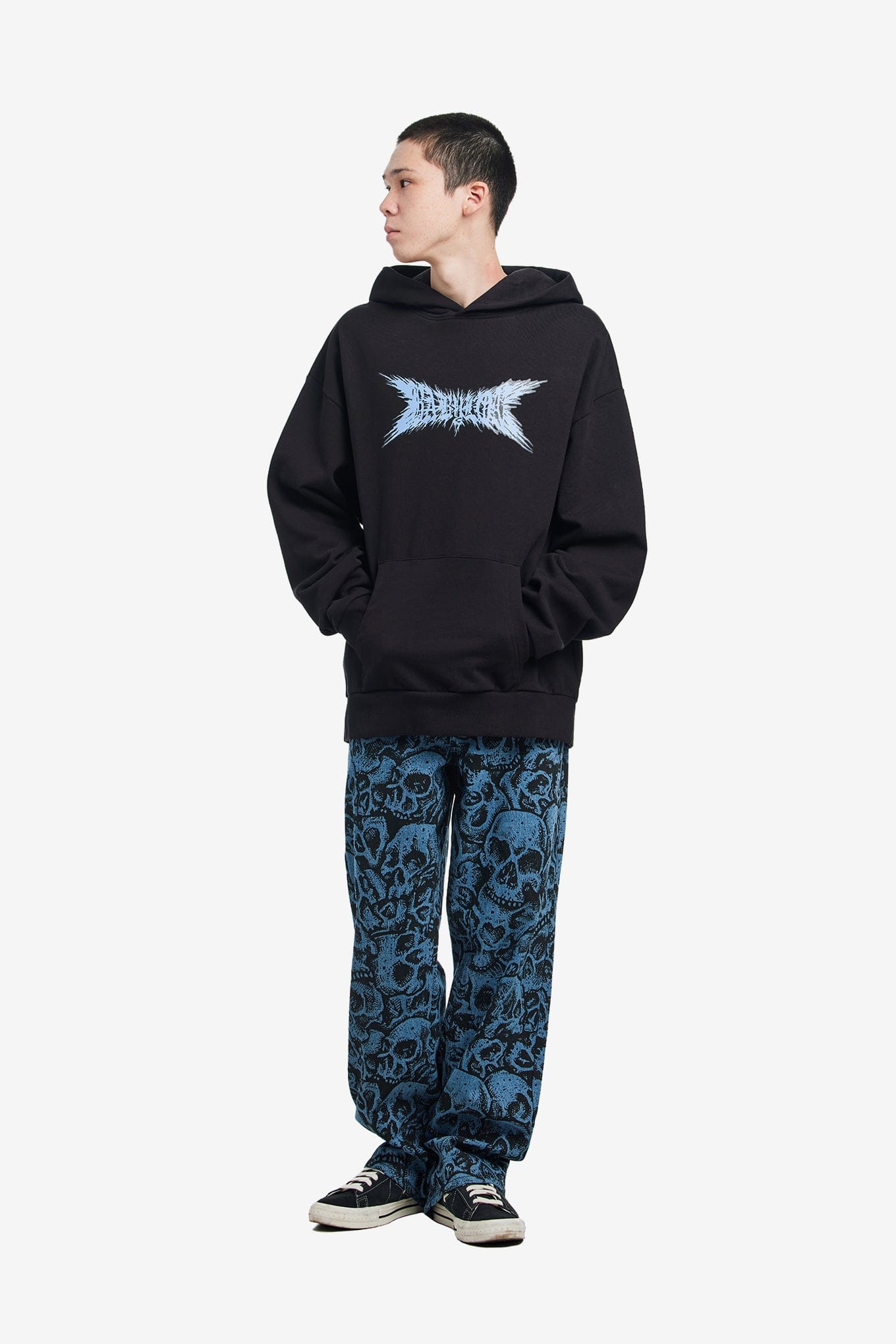 Babylon BB BLACK METAL HOODIE