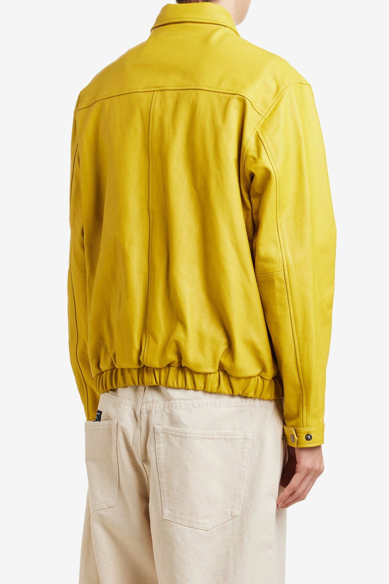 Thisisneverthat LEATHER HARRINGTON JACKET