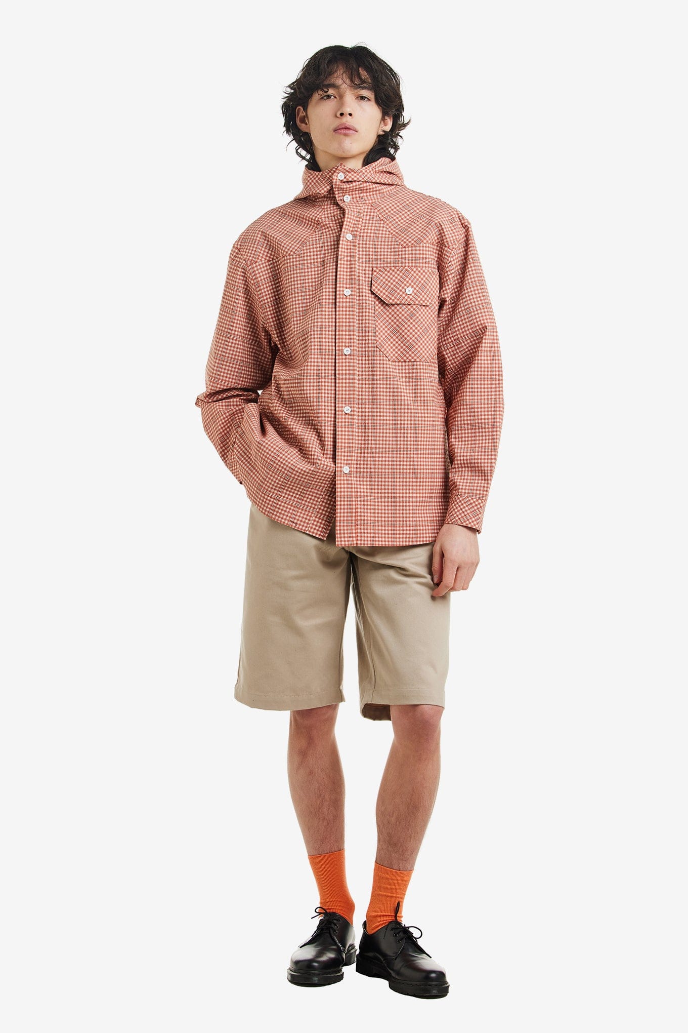 Nostasy HOODED SHIRT JACKET
