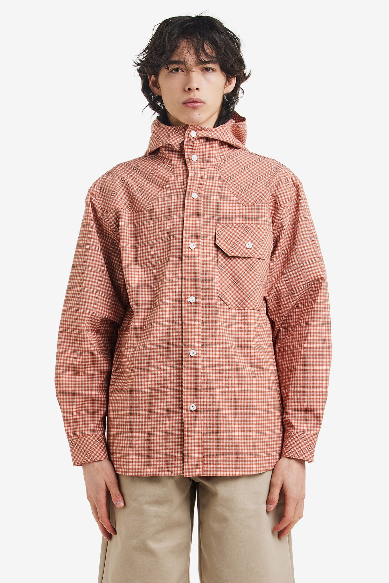 Nostasy HOODED SHIRT JACKET