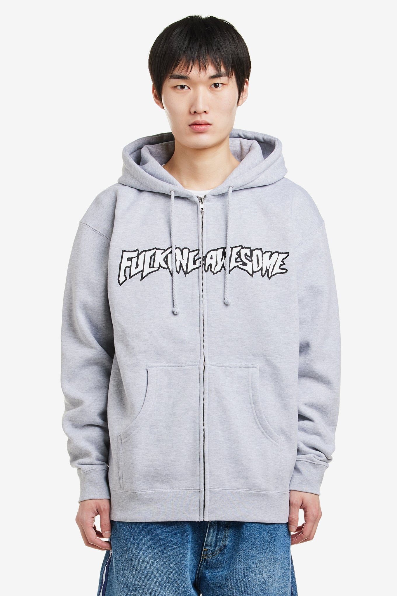 Fucking Awesome STAMP LOGO ZIP HOODIE