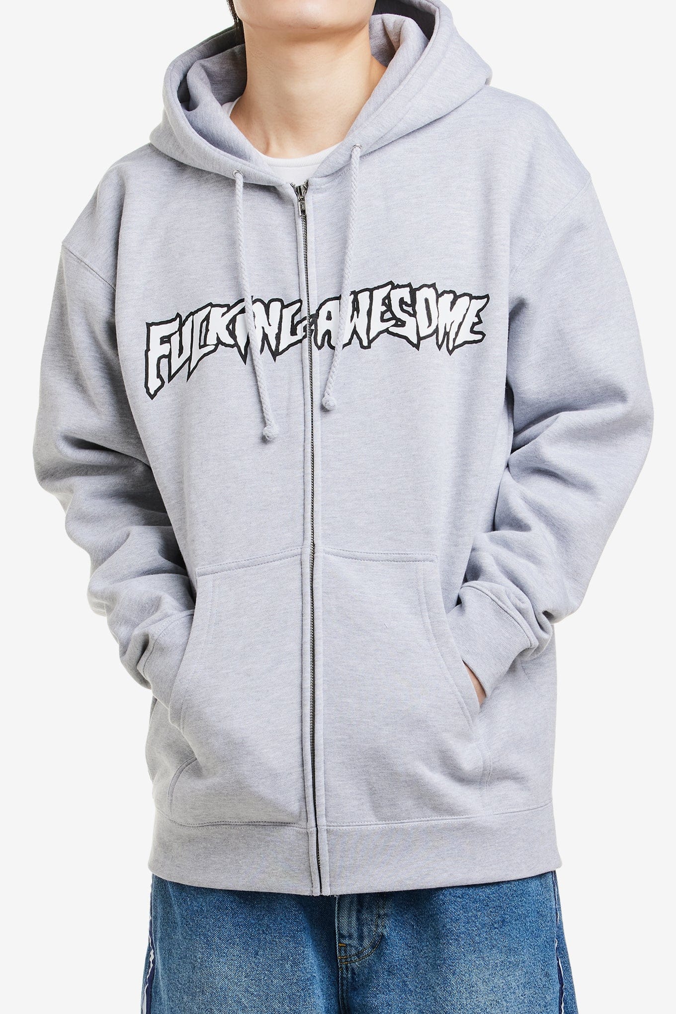 Fucking Awesome STAMP LOGO ZIP HOODIE
