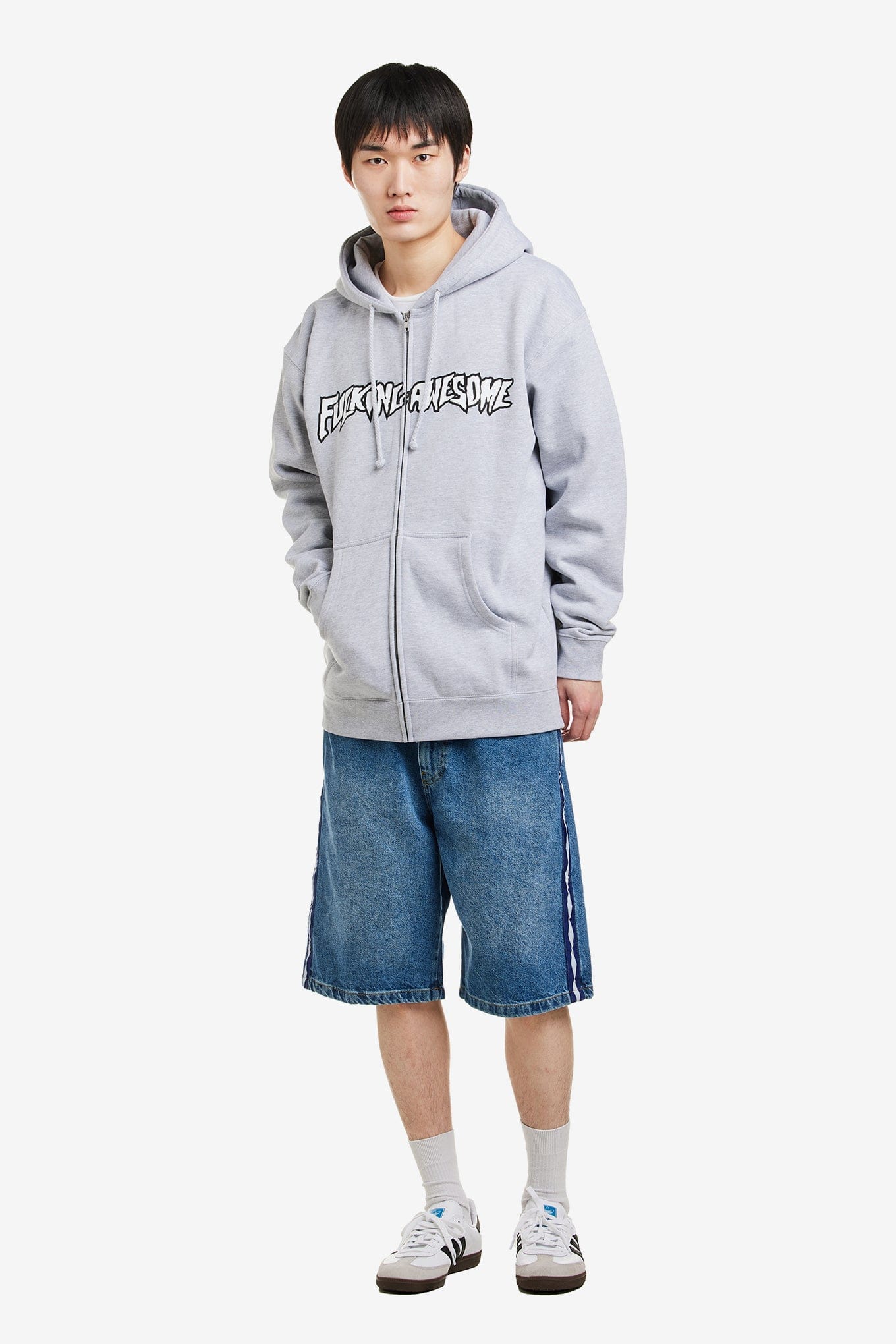 Fucking Awesome STAMP LOGO ZIP HOODIE