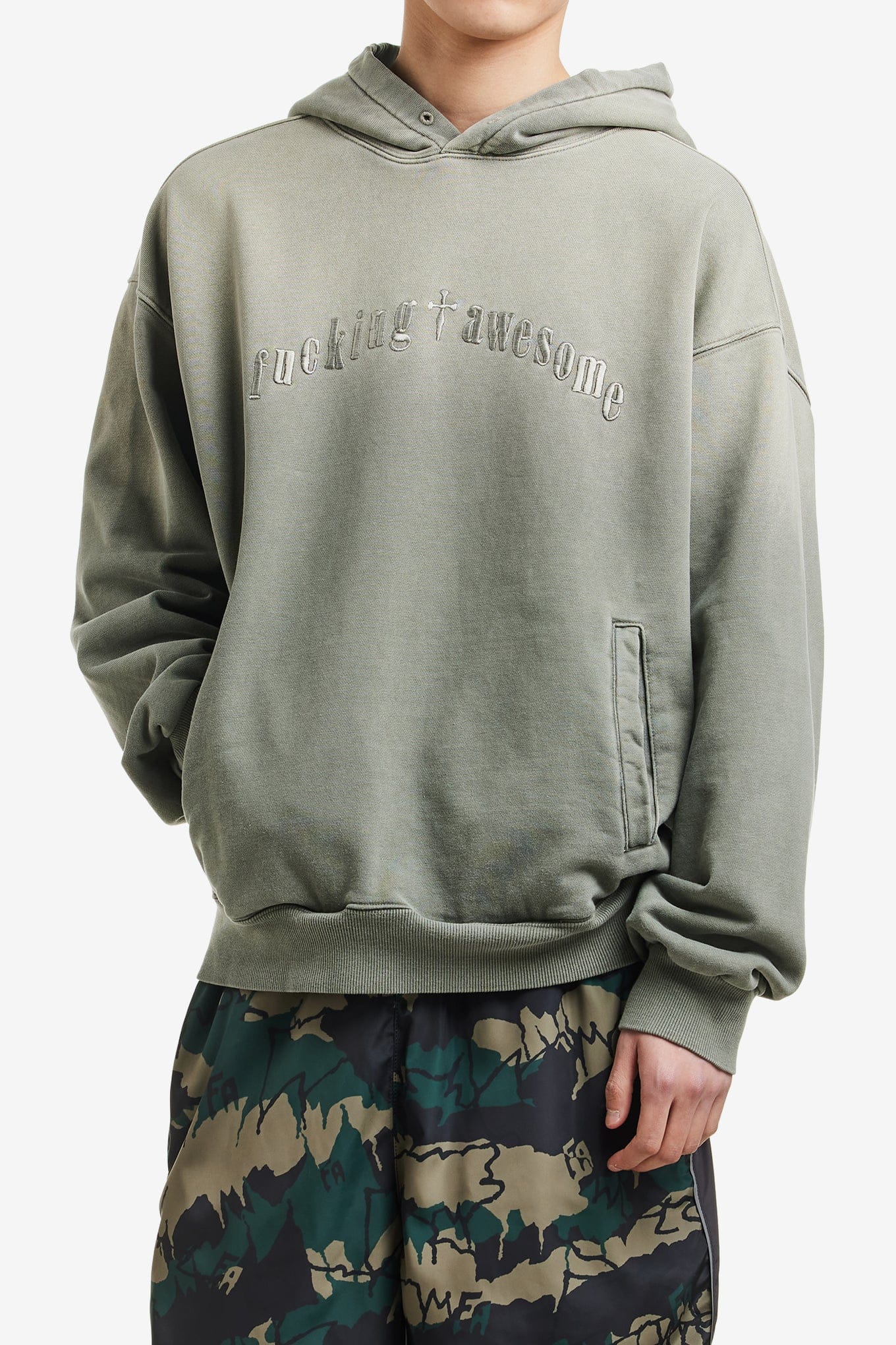 Fucking Awesome SUNFADED ORIGIN LOGO HOODIE