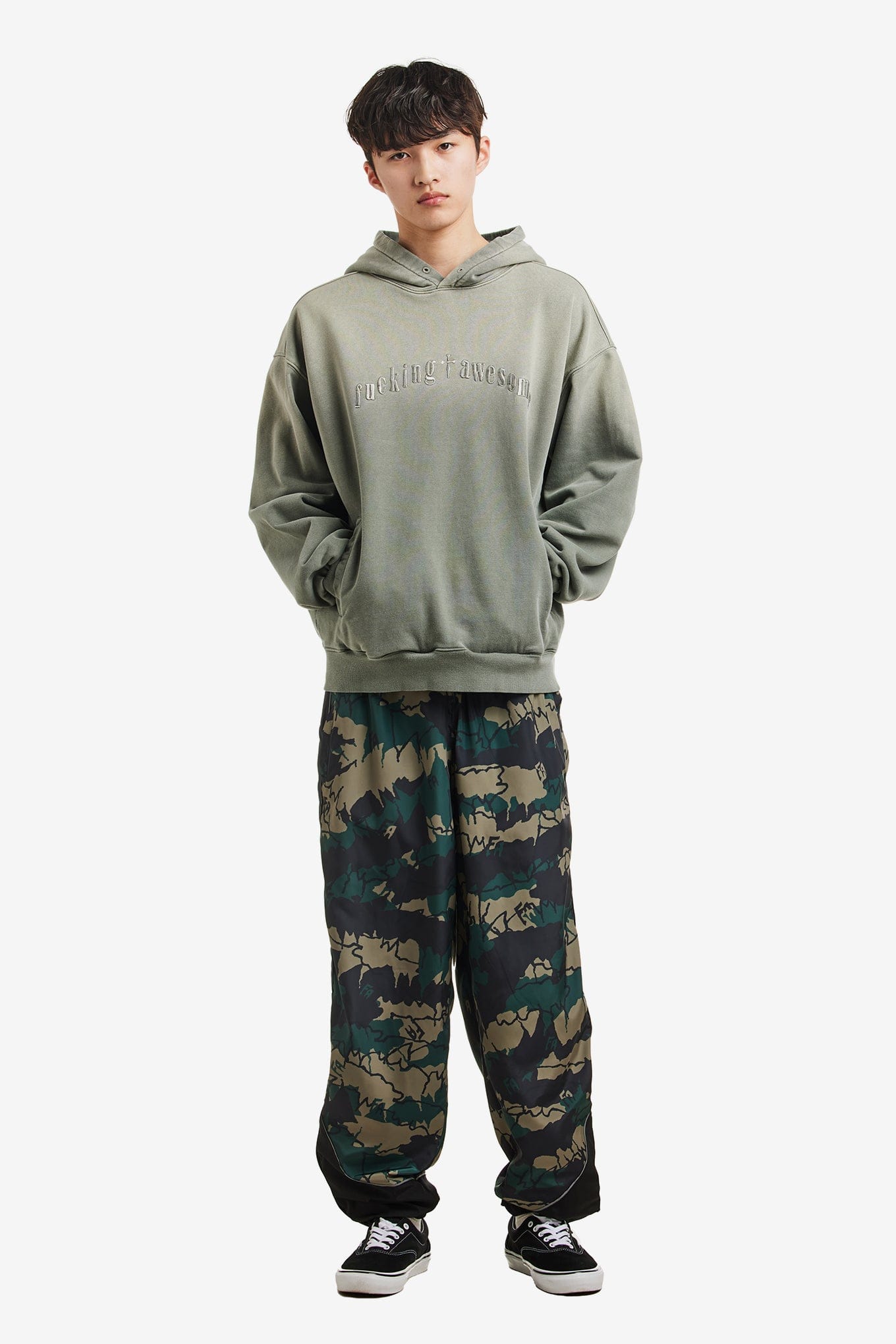 Fucking Awesome SUNFADED ORIGIN LOGO HOODIE