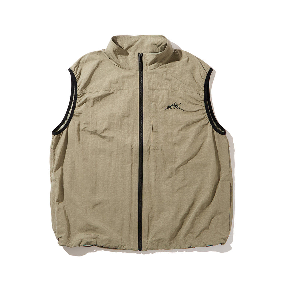 WORM TOKYO Diaspora skateboards Arcata Vest Mist Green