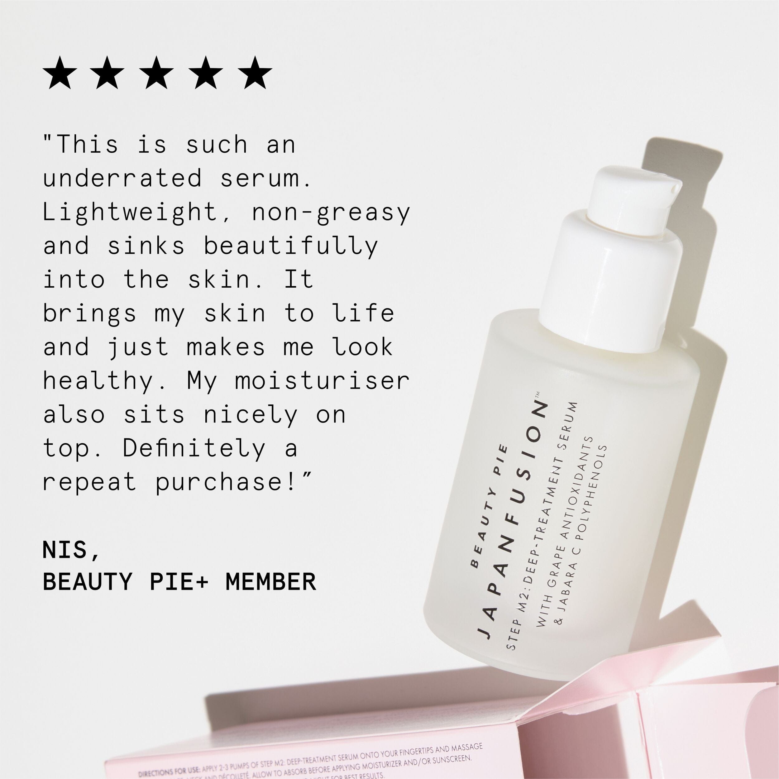 Beauty Pie Japanfusion Deep Treatment Serum With Grape Antioxidants & Jabara C Polyphenols