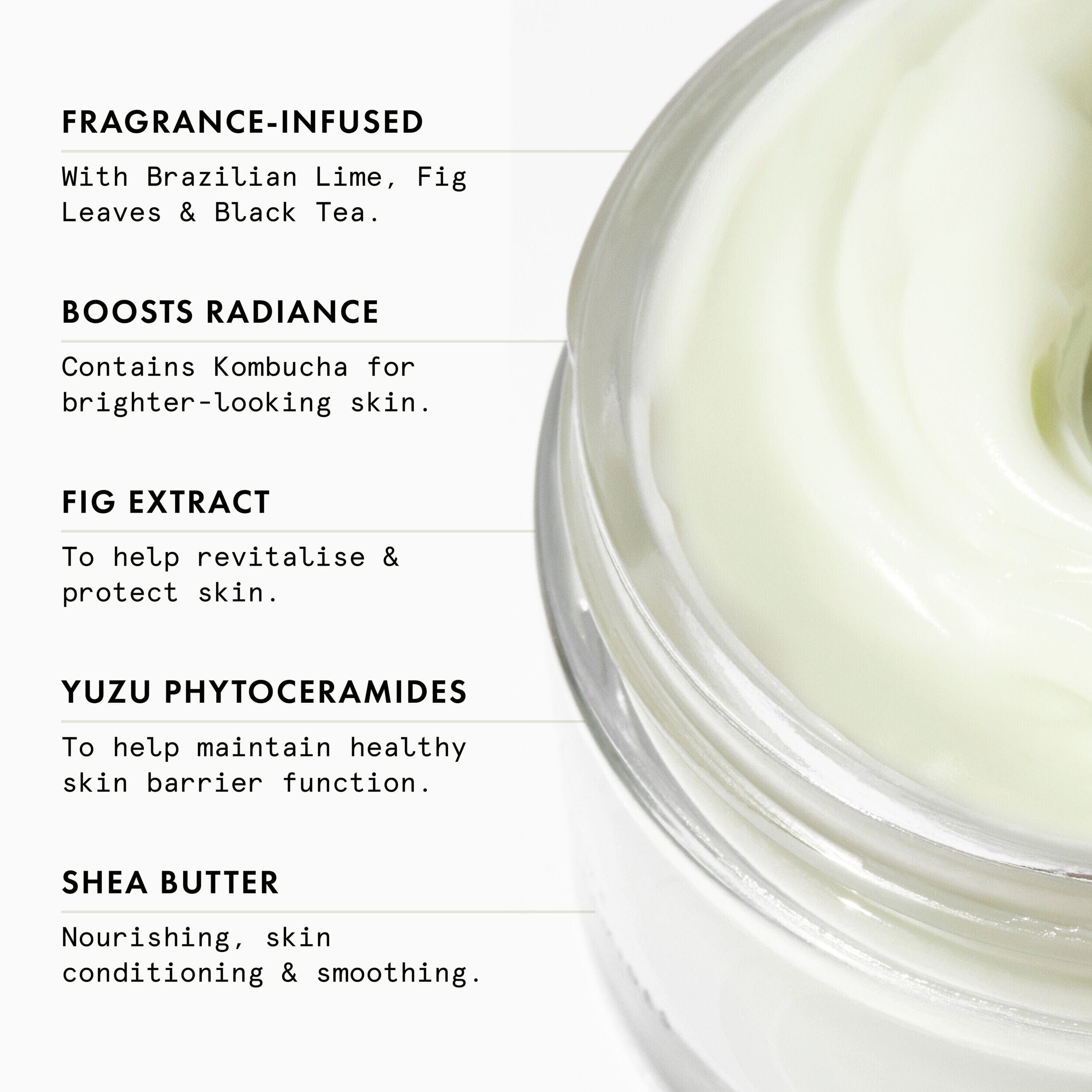 CREME Brazilian Lime, Fig Leaves & Tea Uplifting Body Moisture Crème