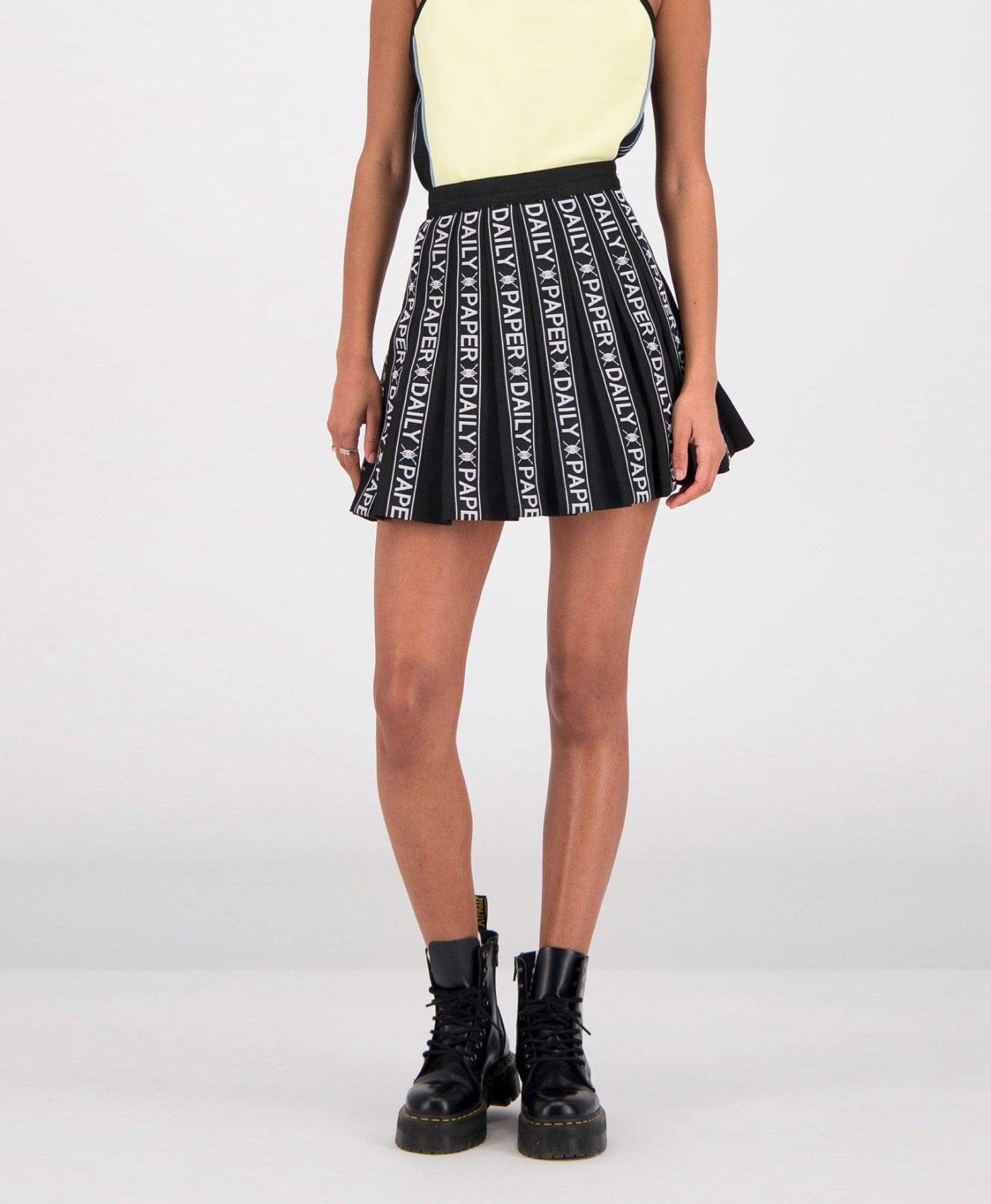Logo Black Tape Logo Skirt