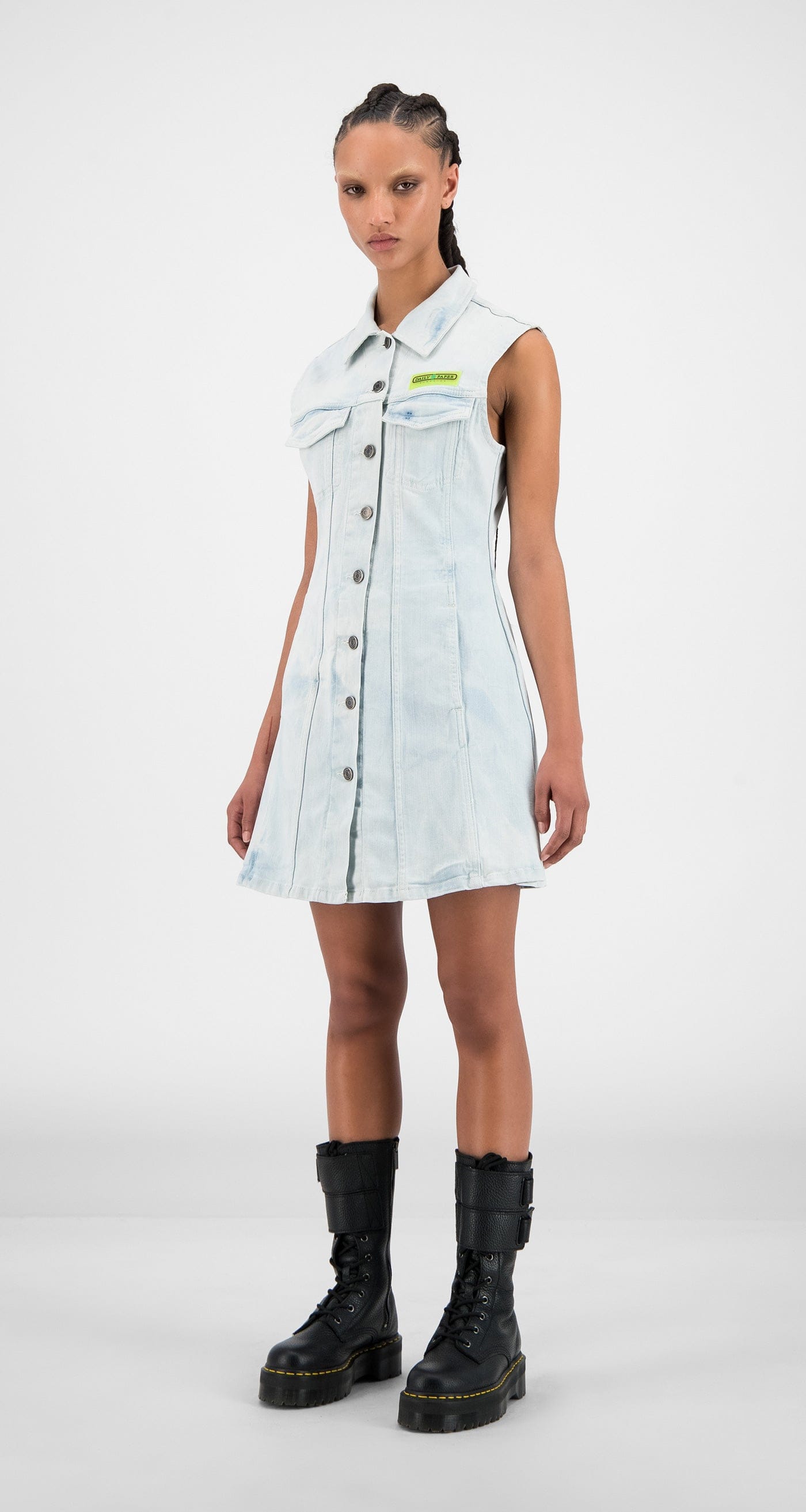 Bleach Denim Hae Dress