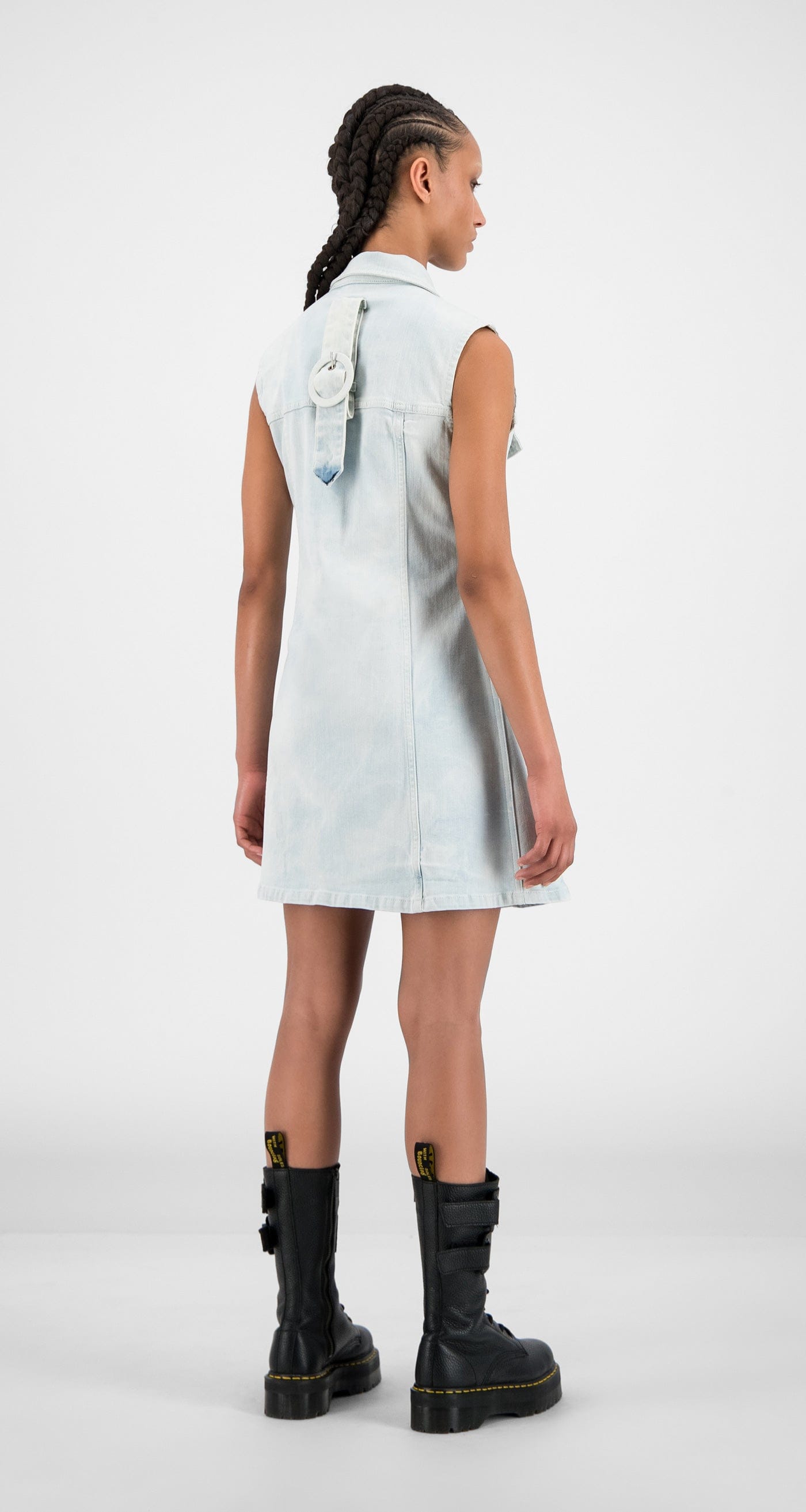 Bleach Denim Hae Dress